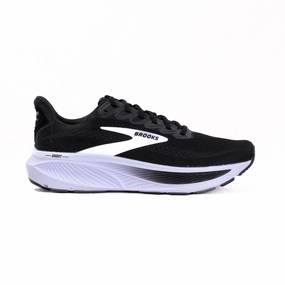 Brooks Ghost 17 (Men??s) - Black/Grey/White shiny shoes