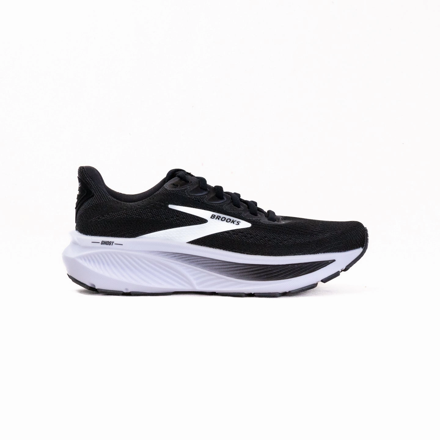 zero - drop running gear Brooks Ghost 17 (Women??s) - Black/Grey/White