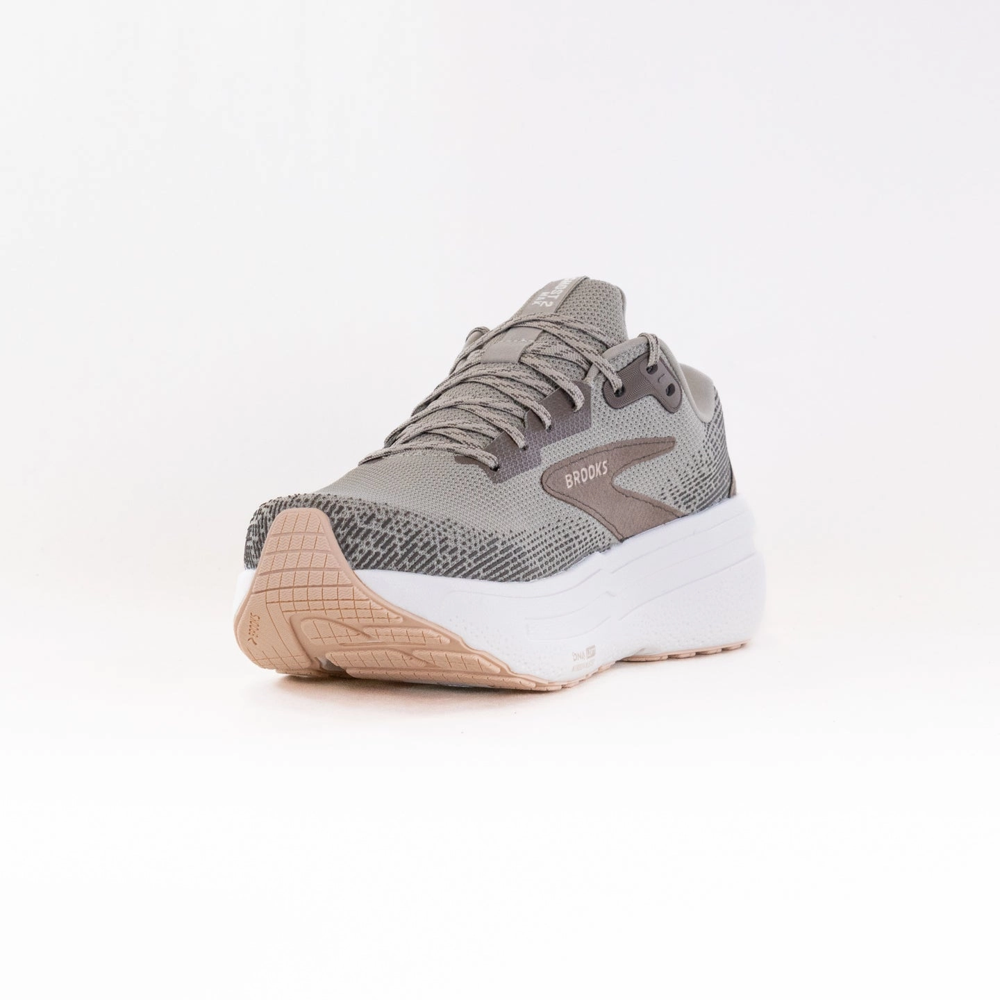 Brooks Ghost Max 2 (Men's) - London Fog/Falcon/Coconut shock - dispersing fitness - challenge