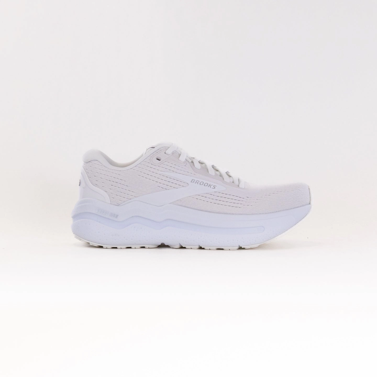 High Rebound Heel Brooks Ghost Max 2 (Women's) - Bright White/Bright White