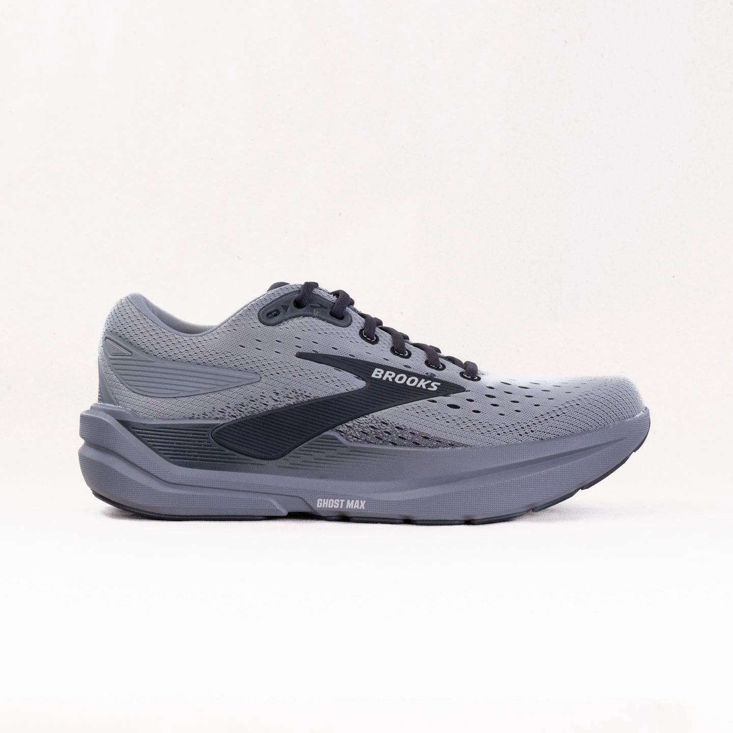 Vertical Flex Notches Pilates shoes Brooks Ghost Max 3 (Men's) - Primer Grey/Ebony