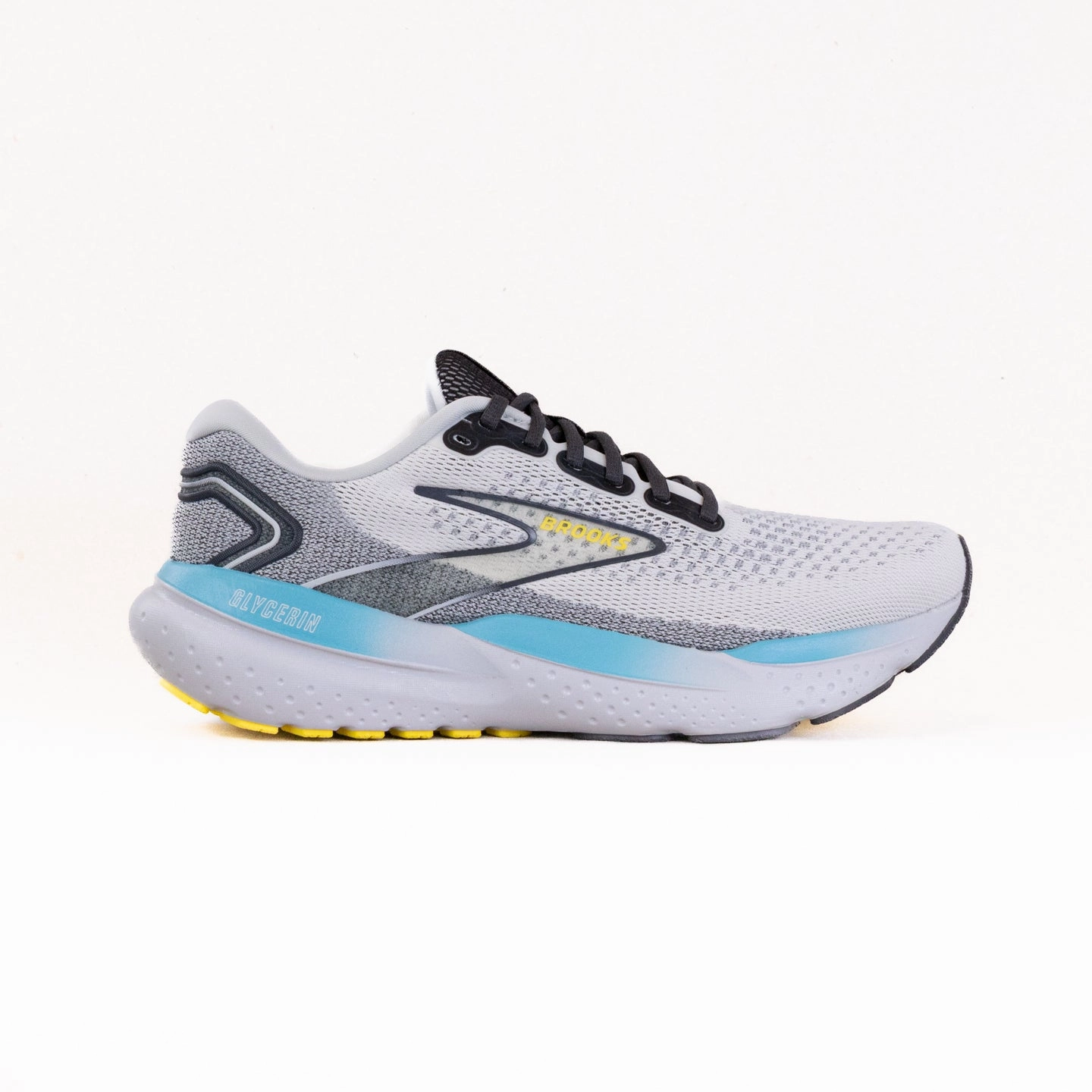 Back Heel water - resistant feature Brooks Glycerin 21 (Men??s) - Coconut/Forged Iron/ Yellow