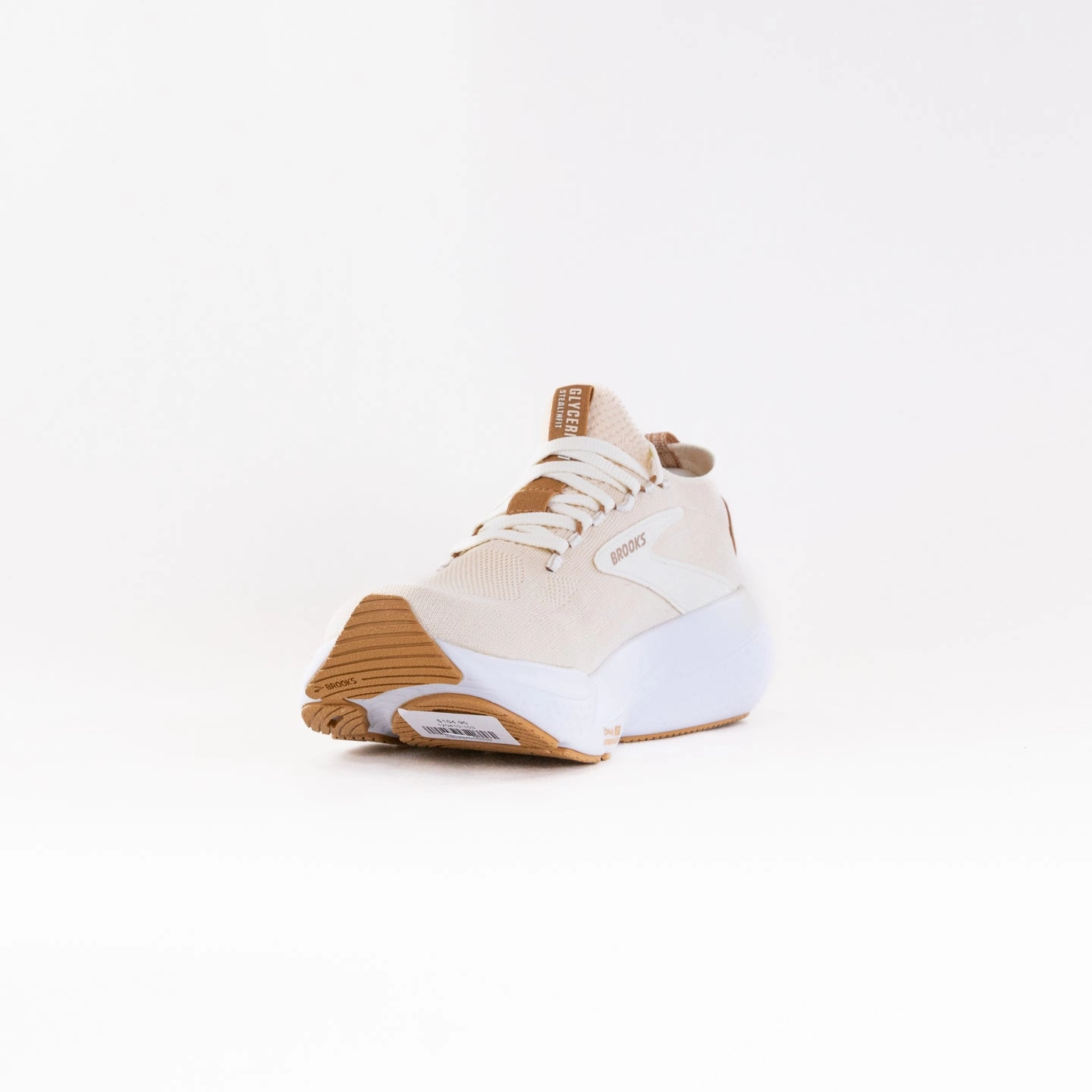 Brooks Glycerin StealthFit 21 (Women's) - Marshmallow/Cream/Biscuit amateur runner's shoe choice