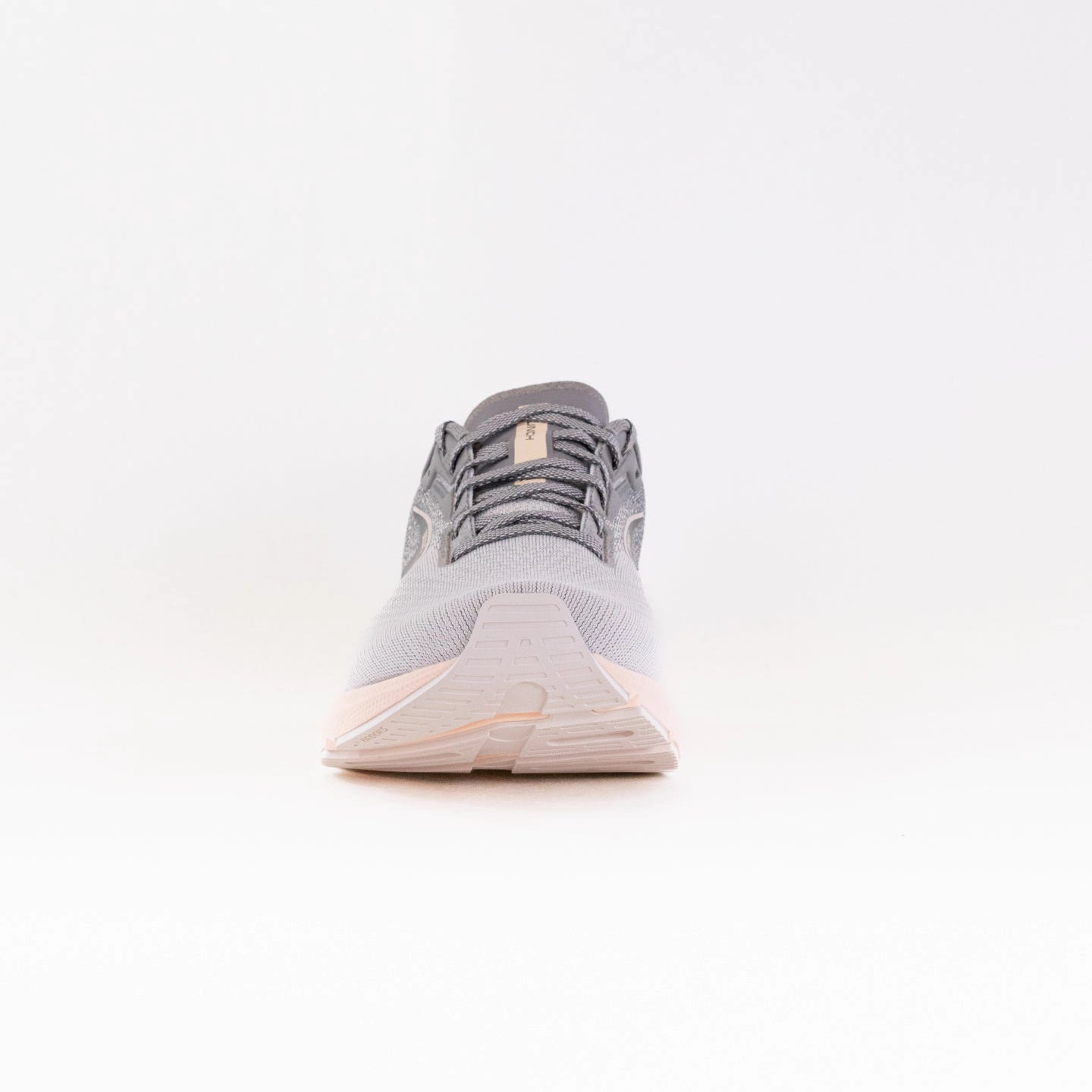 Fashionable Appeal running on a gravel track shoes Brooks Launch 10 (Women's) - Grey/Crystal Grey/Pale Peach