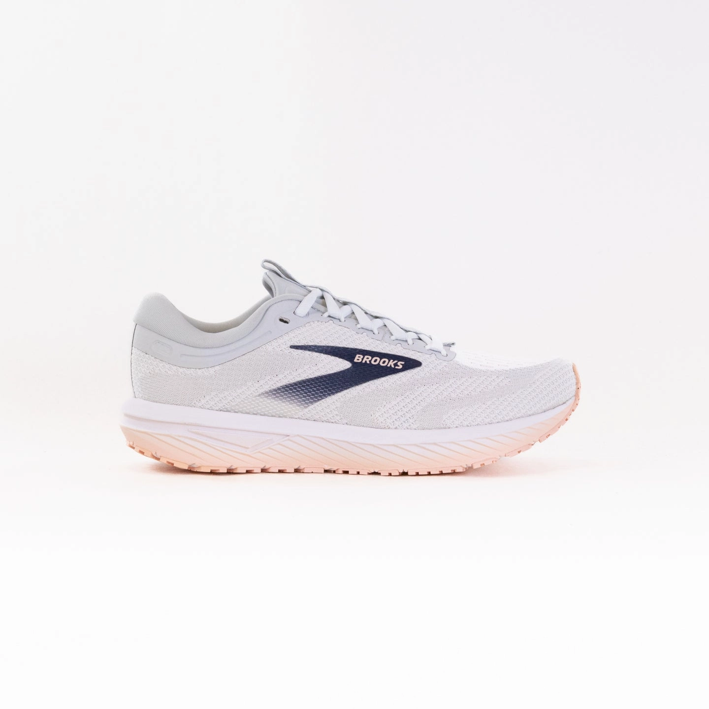 city - specific shoes Brooks Revel 7 (Women's) - Oyster/White/Tropical Peach