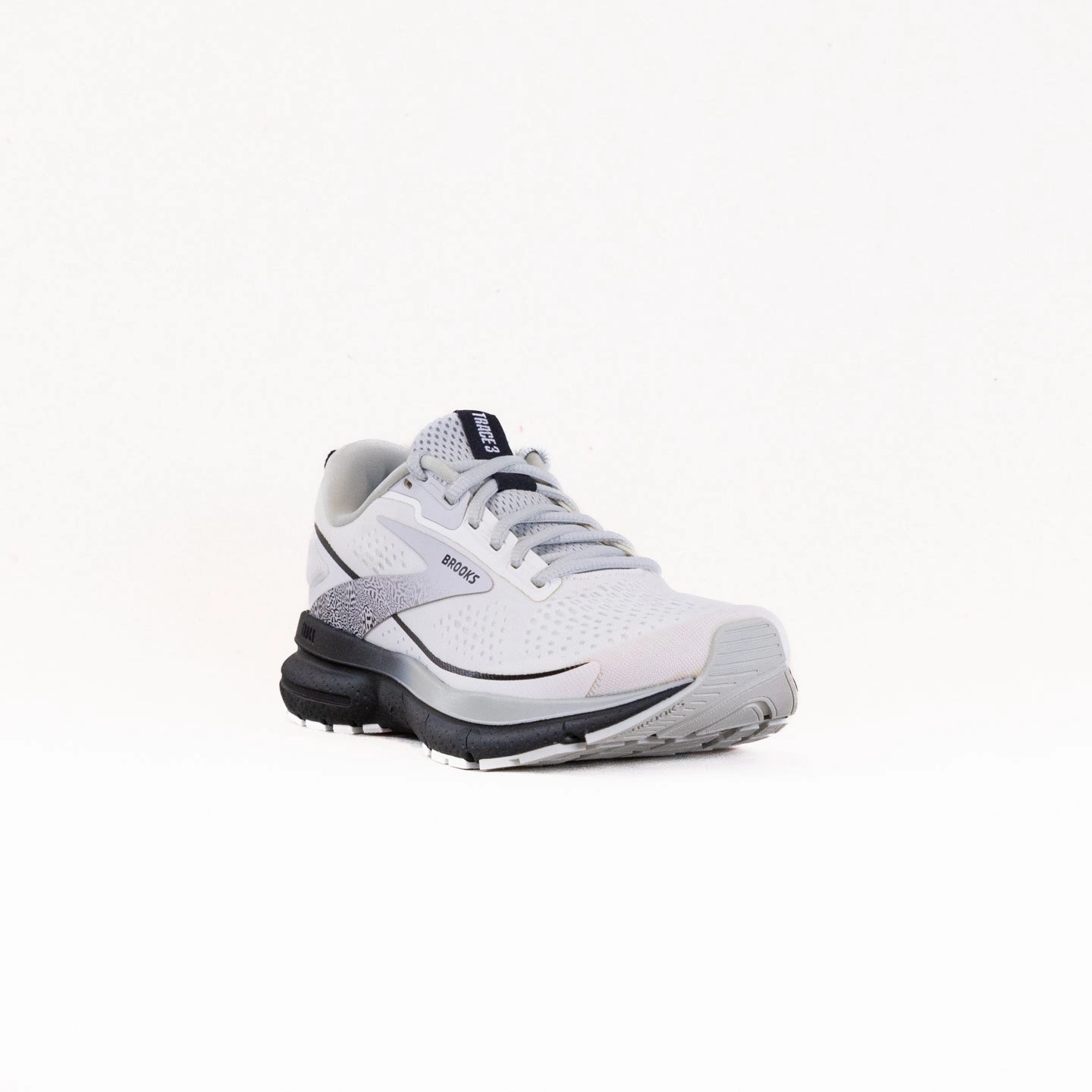 Brooks Trace 3 (Women's) - White/Oyster/Black rainbow - design shoes High Rebound Foam