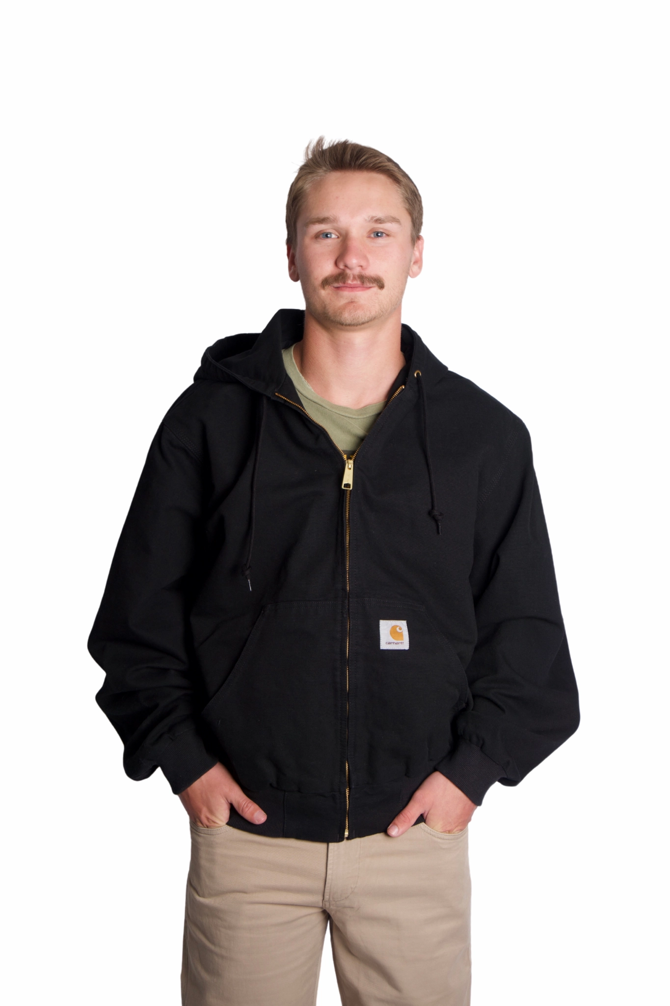 OG Active Jacket in Black Snag Free Zipper Technology