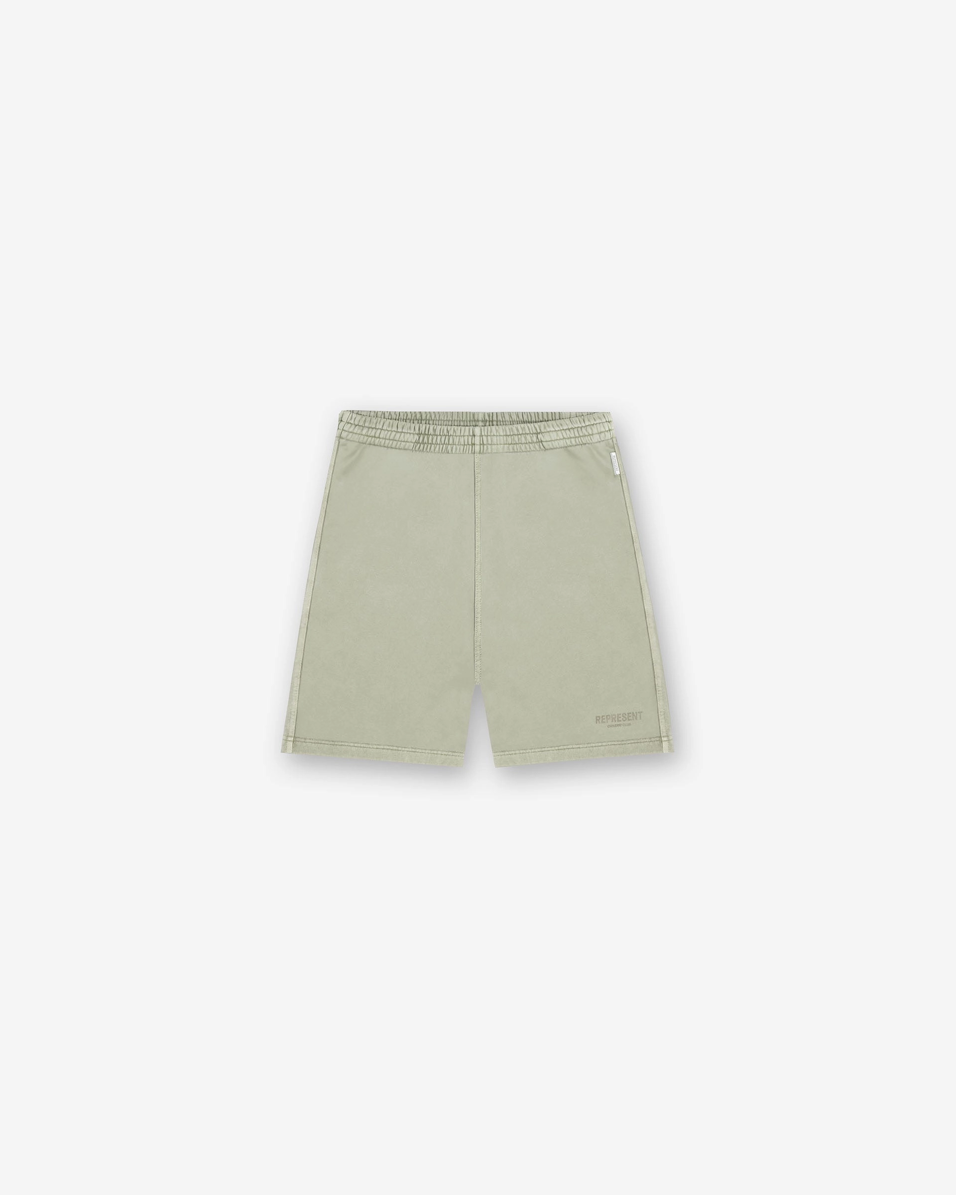 Reflective details embroidery work Represent Owners Club Shorts - Pastel Green