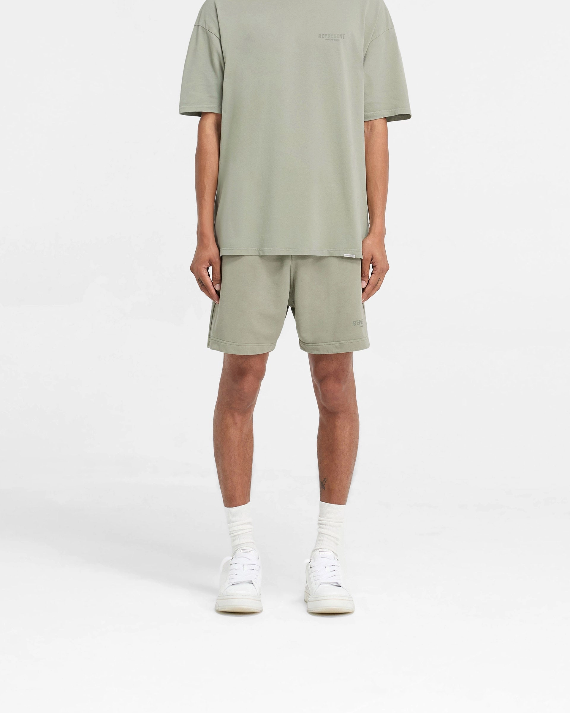 Warm Layers Represent Owners Club Shorts - Pastel Green