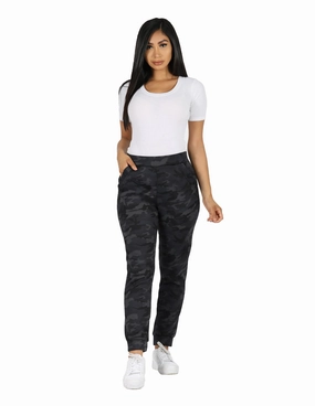 Camo Jogger So Soft Fleece Lined Thermal Warm Morning Jog