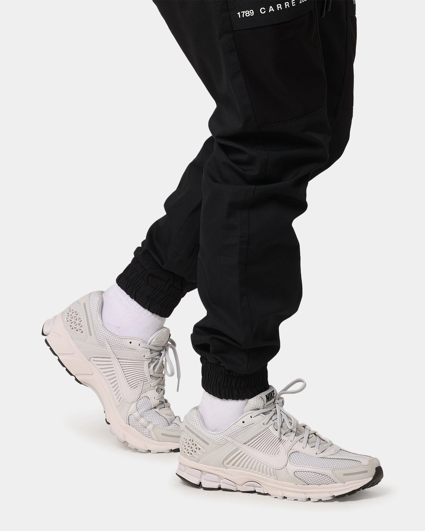 Carr?? 202X Cargo Jogger Pants Black Erasable Logo Patch Practical Look