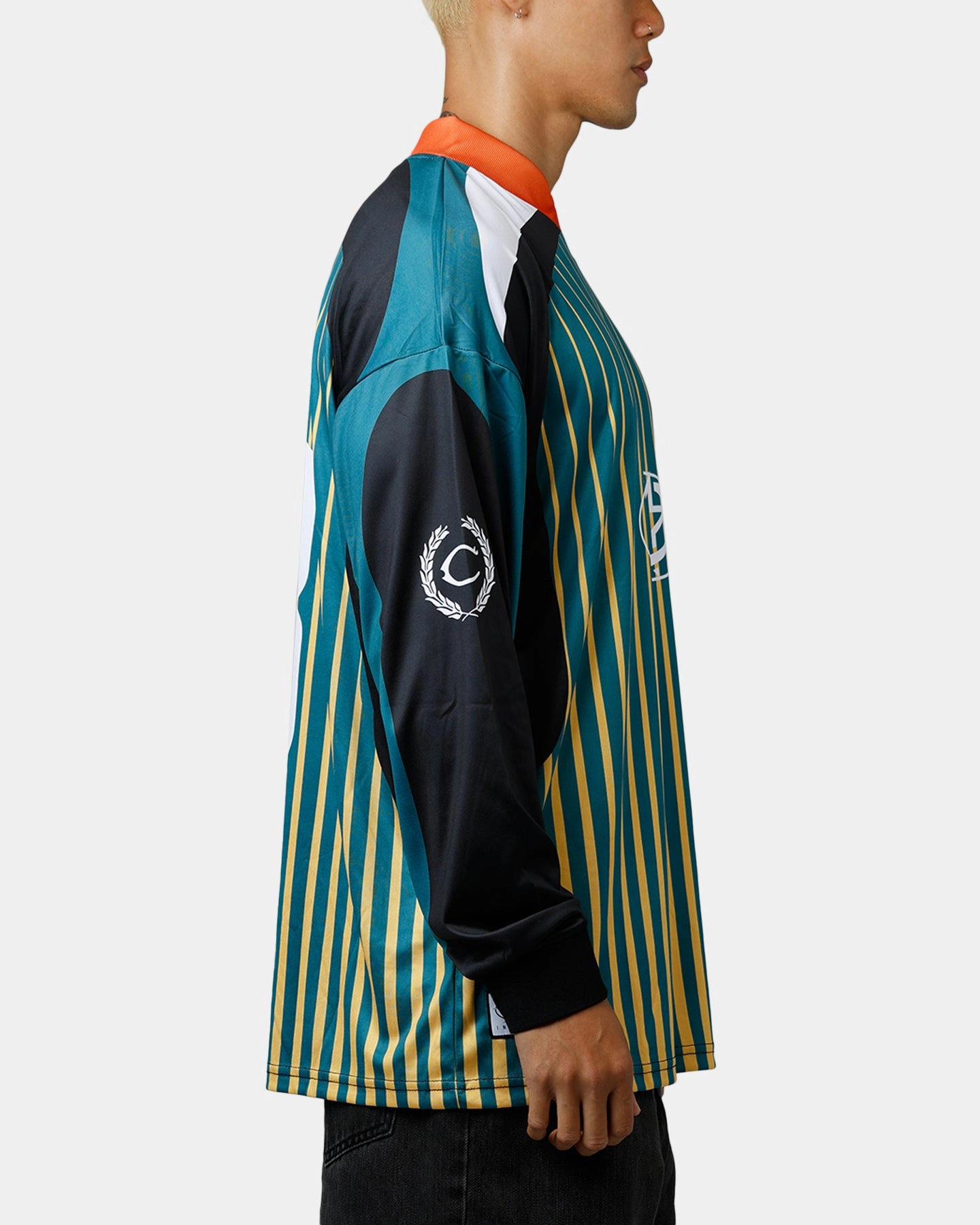 MidweightJersey Carre All Star Football Long Sleeve T-Shirt Multi/Green