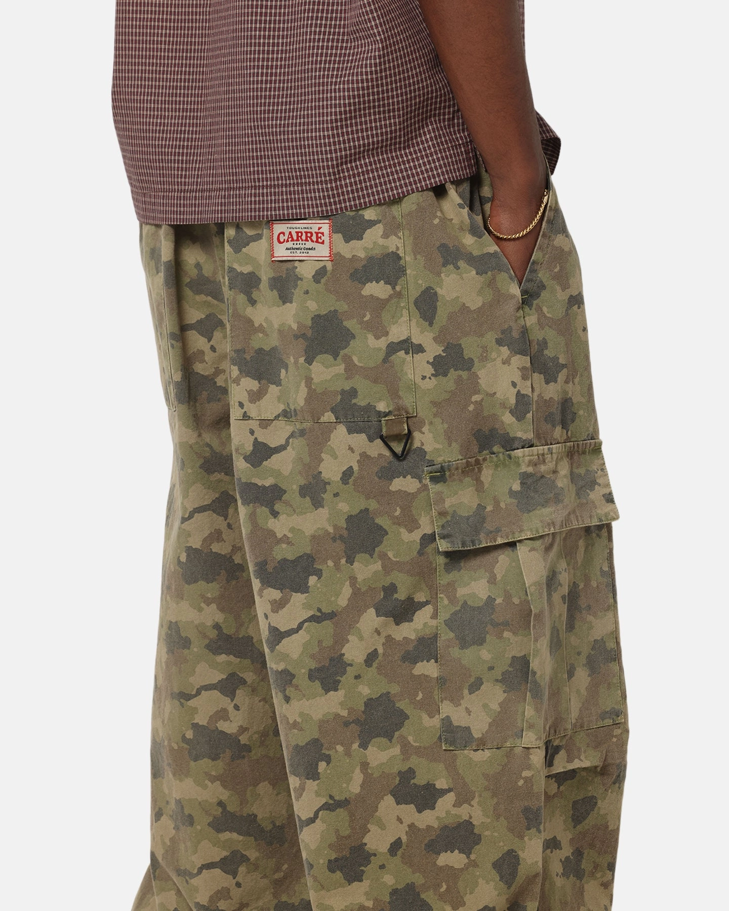 Carre Baggy Cargo Pants Camo Perfect Pair Denim finish