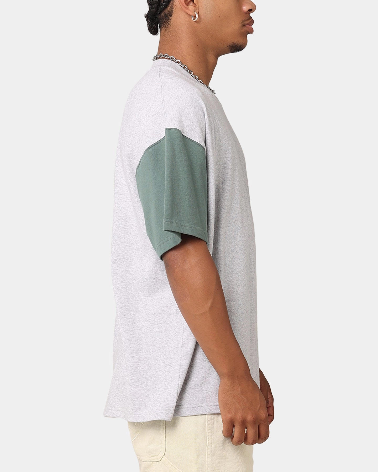 Relaxed Dress Carre Block Oversized T-Shirt Multi