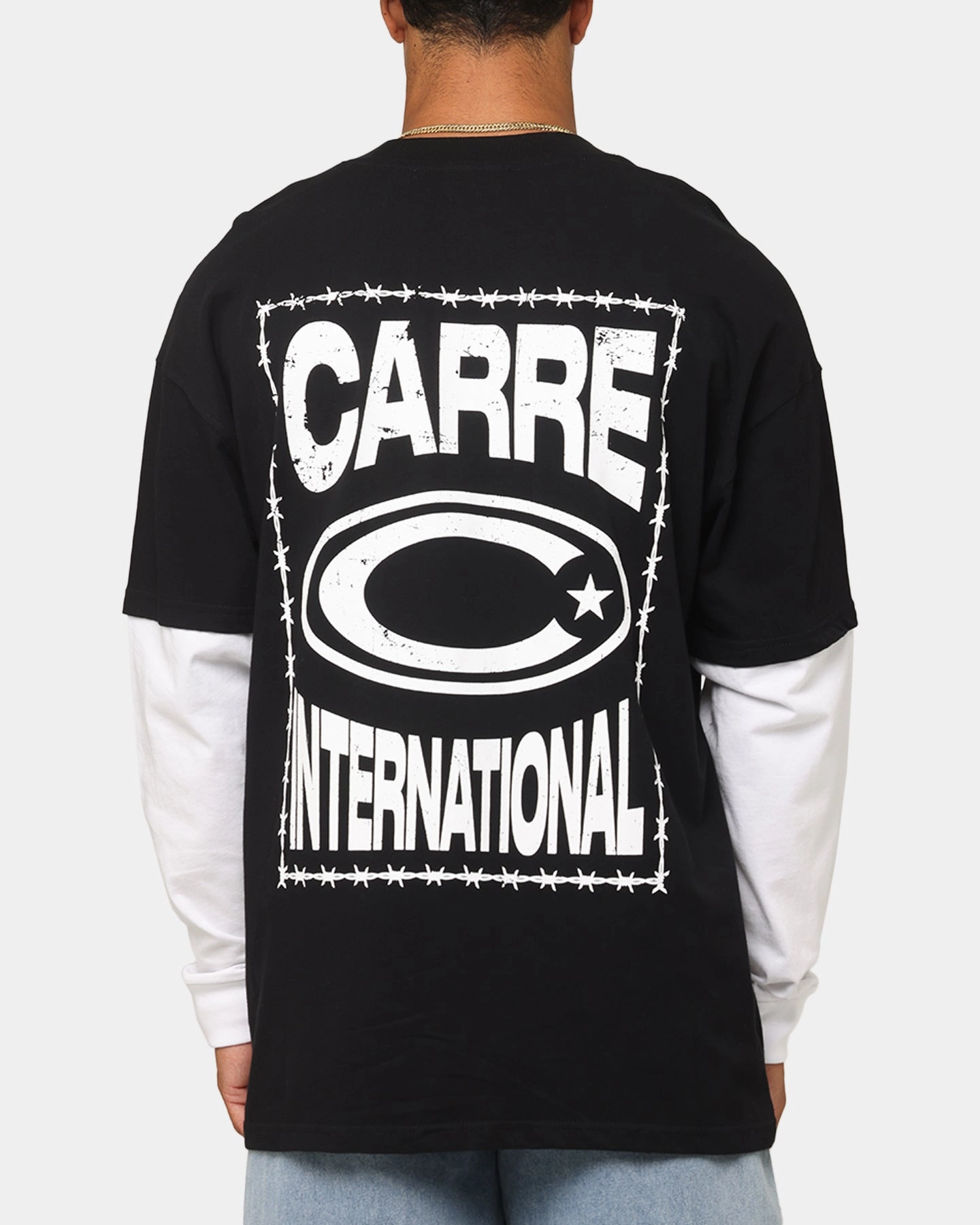 Carre C-Star Long Sleeve T-Shirt Black/White UltraLightweight