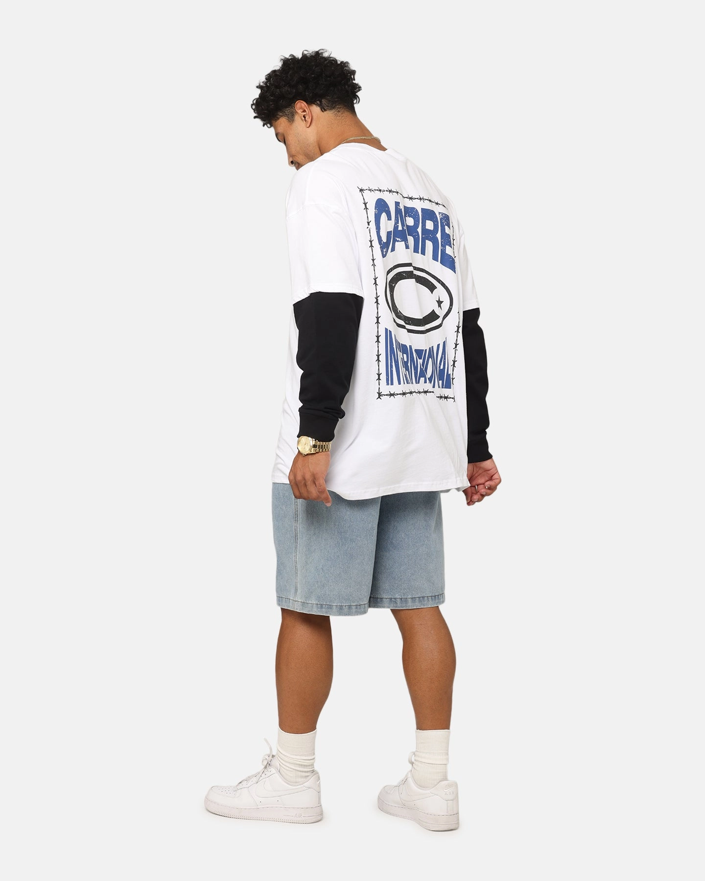 Carre C-Star Long Sleeve T-Shirt White/Black NoTagLabel