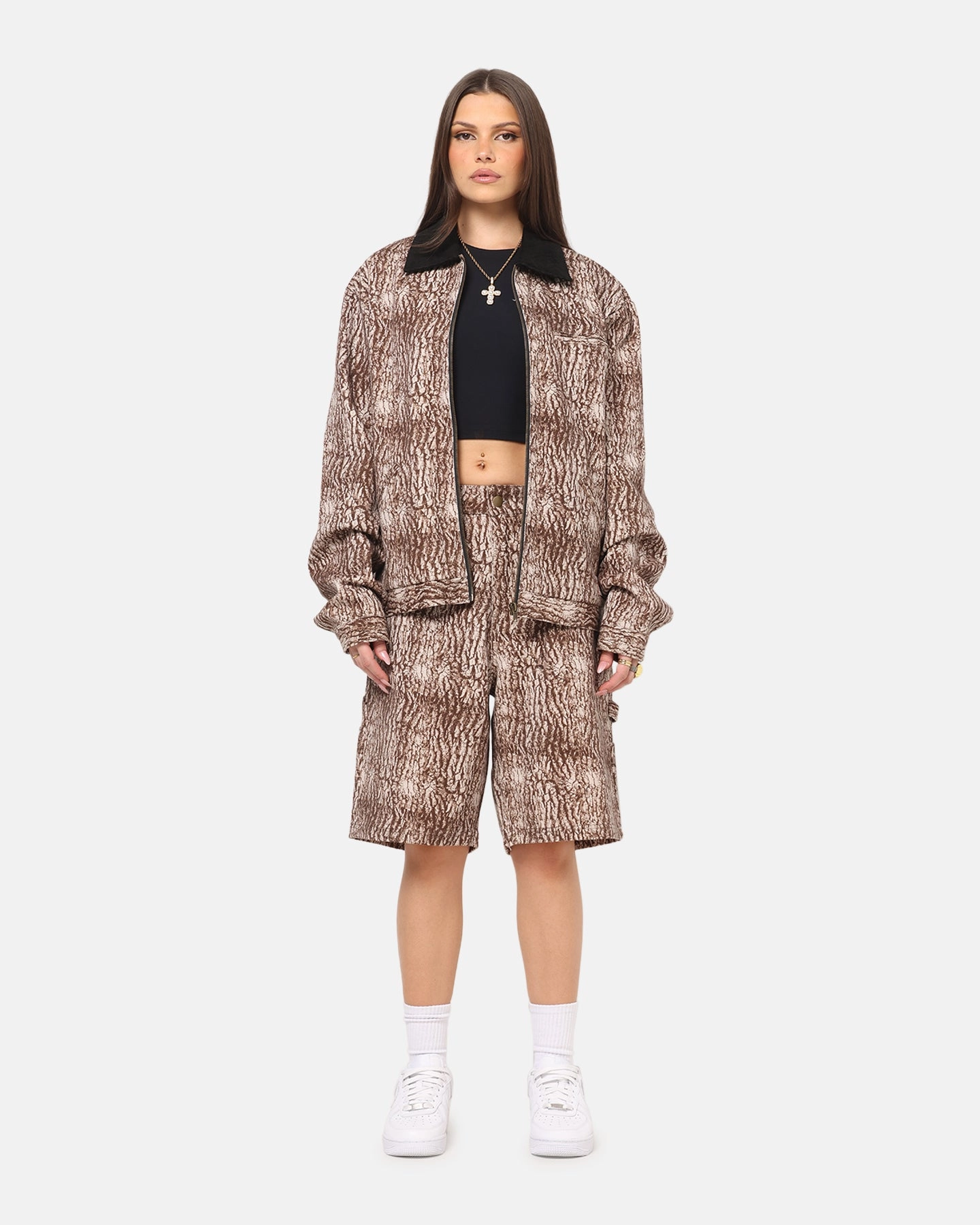 AntiStaticInnerLining Carre Canvas Jacket Tree Bark