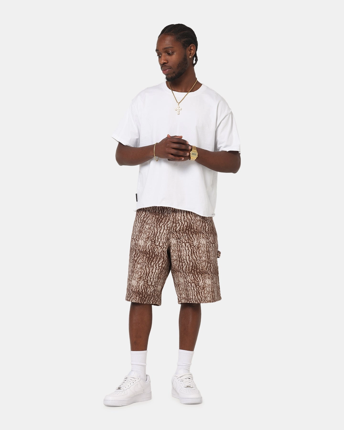 Carre Carpenter Jorts Tree Bark QuickReleaseFastenings Perfect Pair