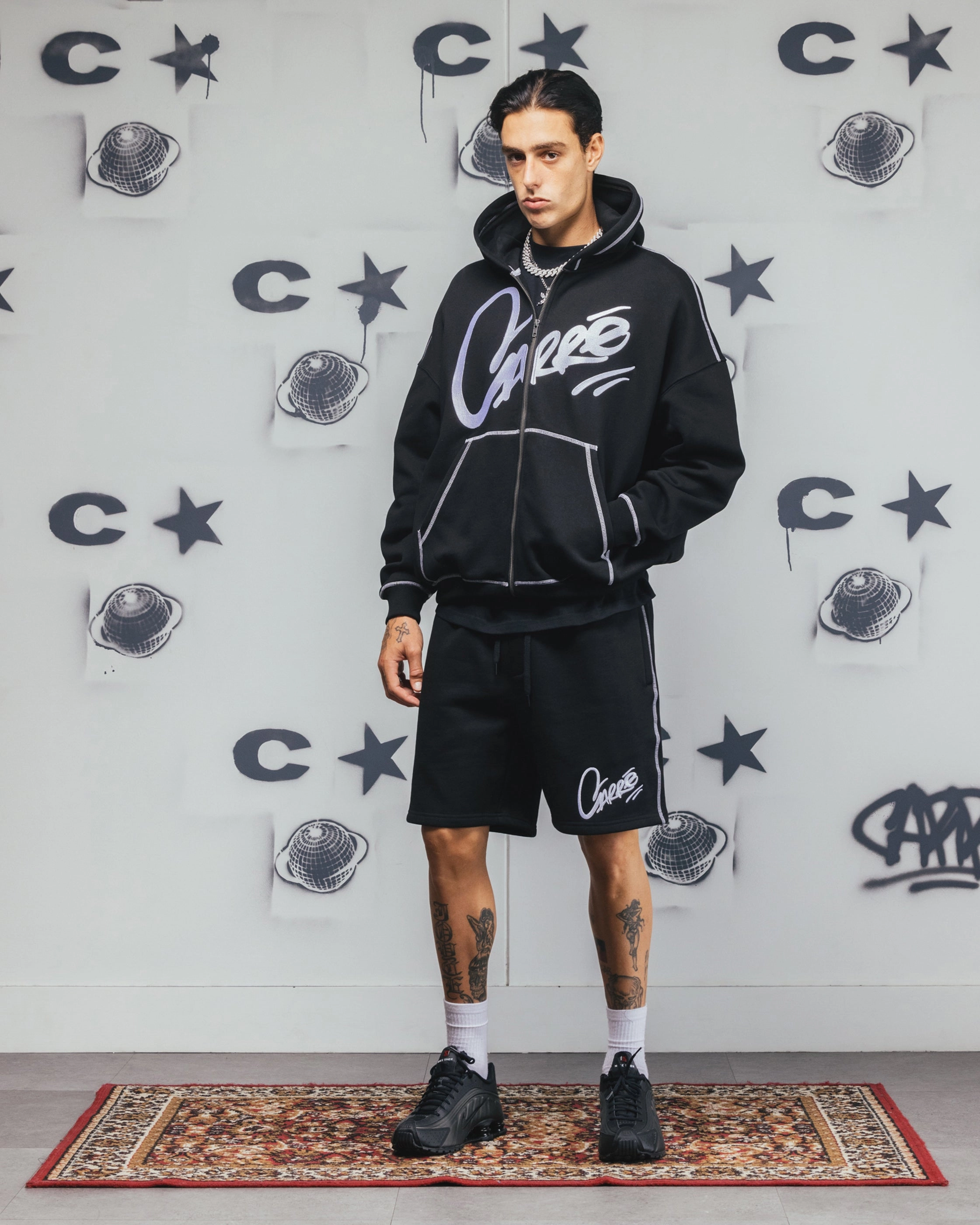 Carre Corrupt Hoodie Black NoSlipSurface