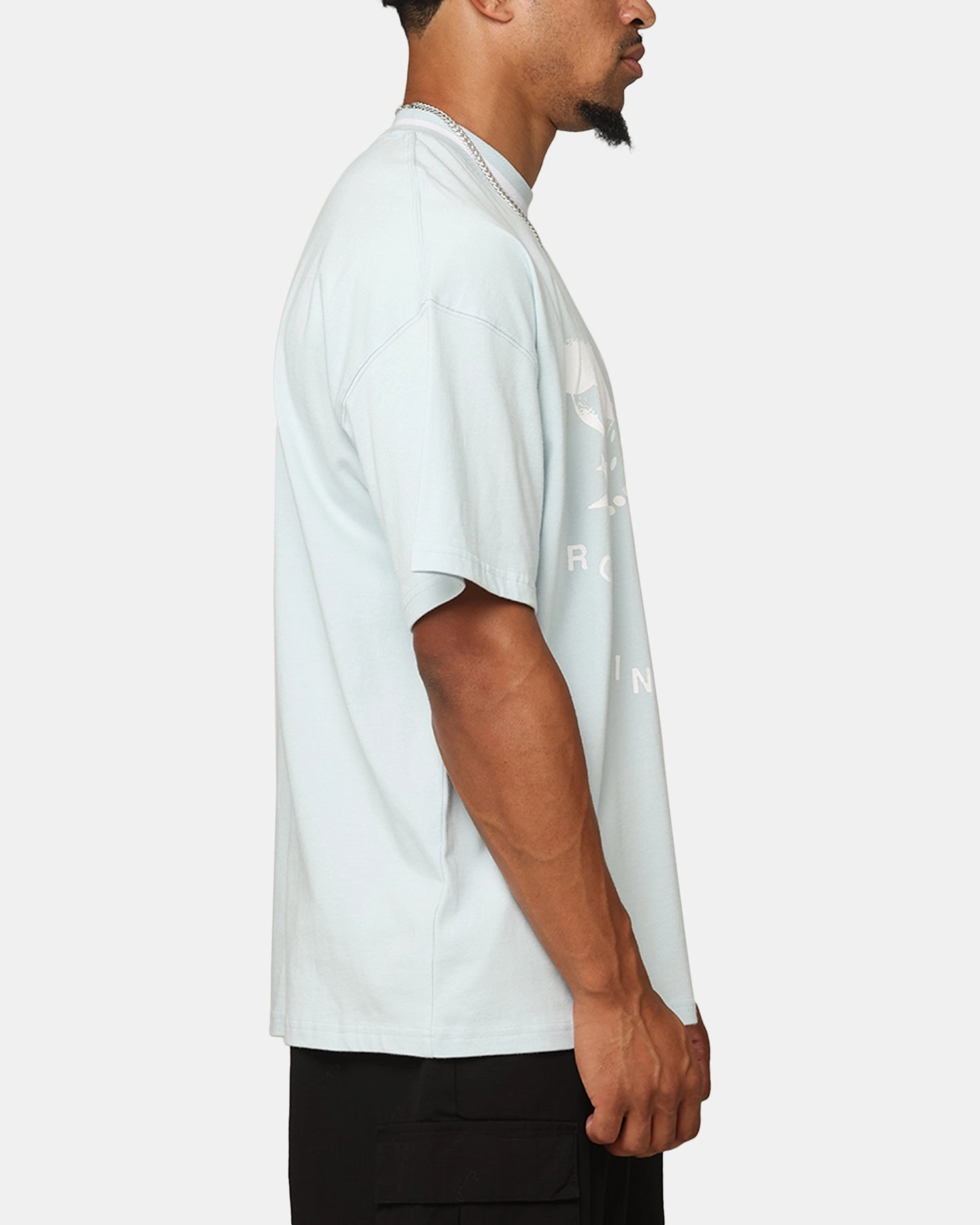 Carre Dice Club T-Shirt Light Blue ZeroWasteProduction