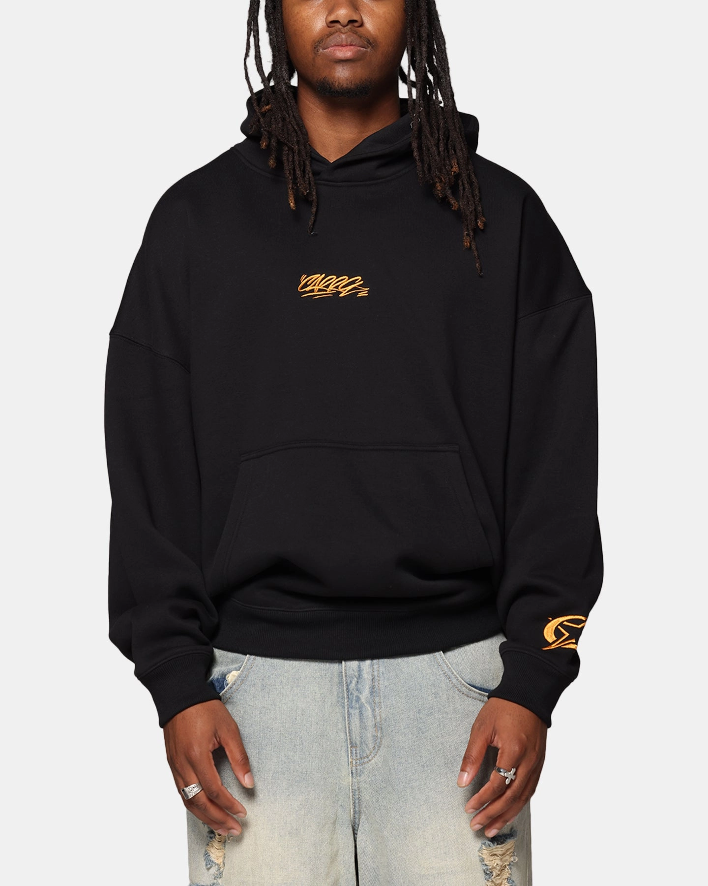 Carre Graffiti Logo Hoodie Black AllDay Comfort