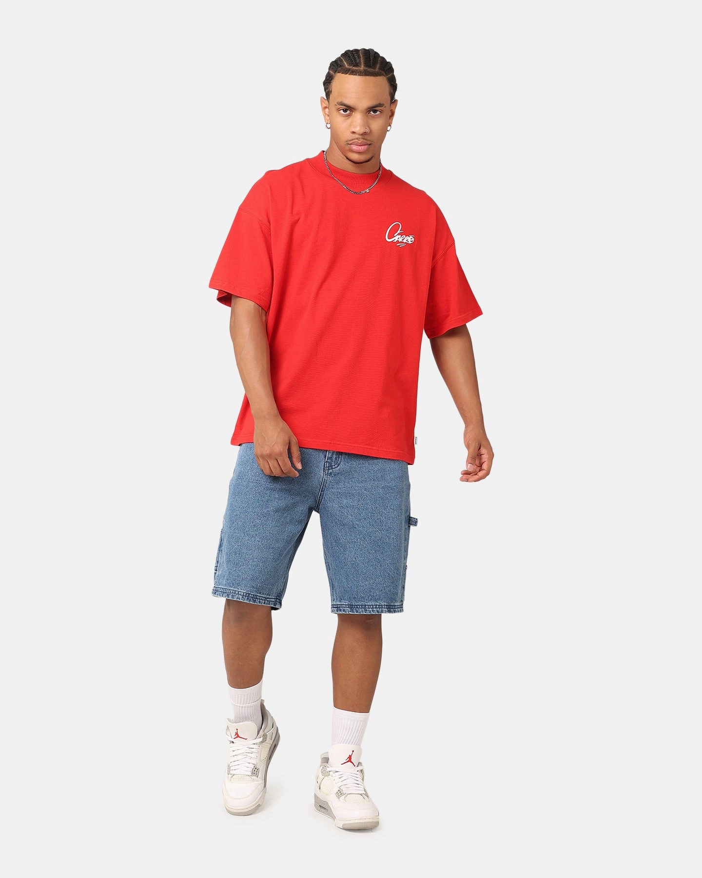 CarbonNeutral Production Sustainable Textile Carre Graffiti T-Shirt Red