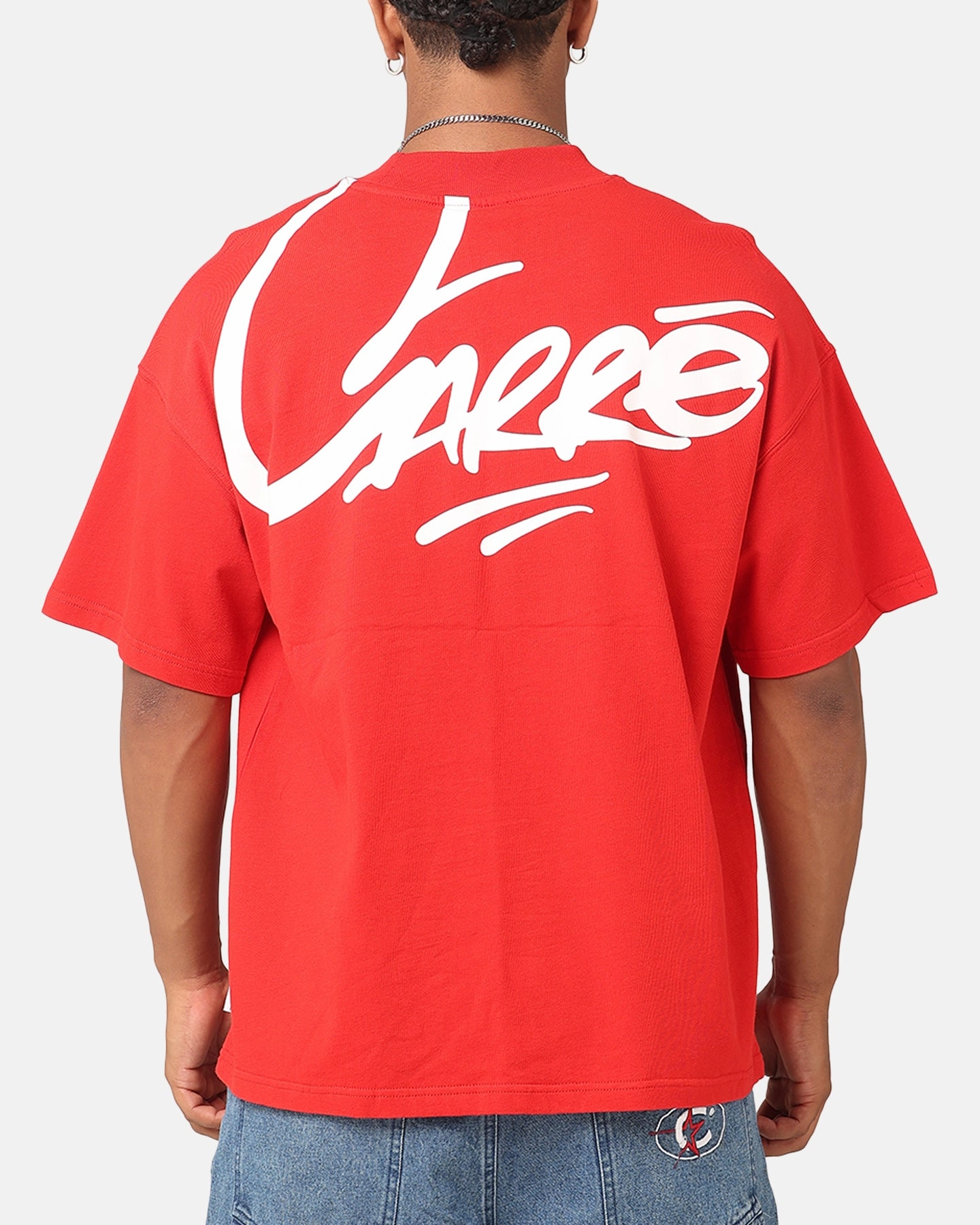 Carre Graffiti T-Shirt Red Reverseble Design