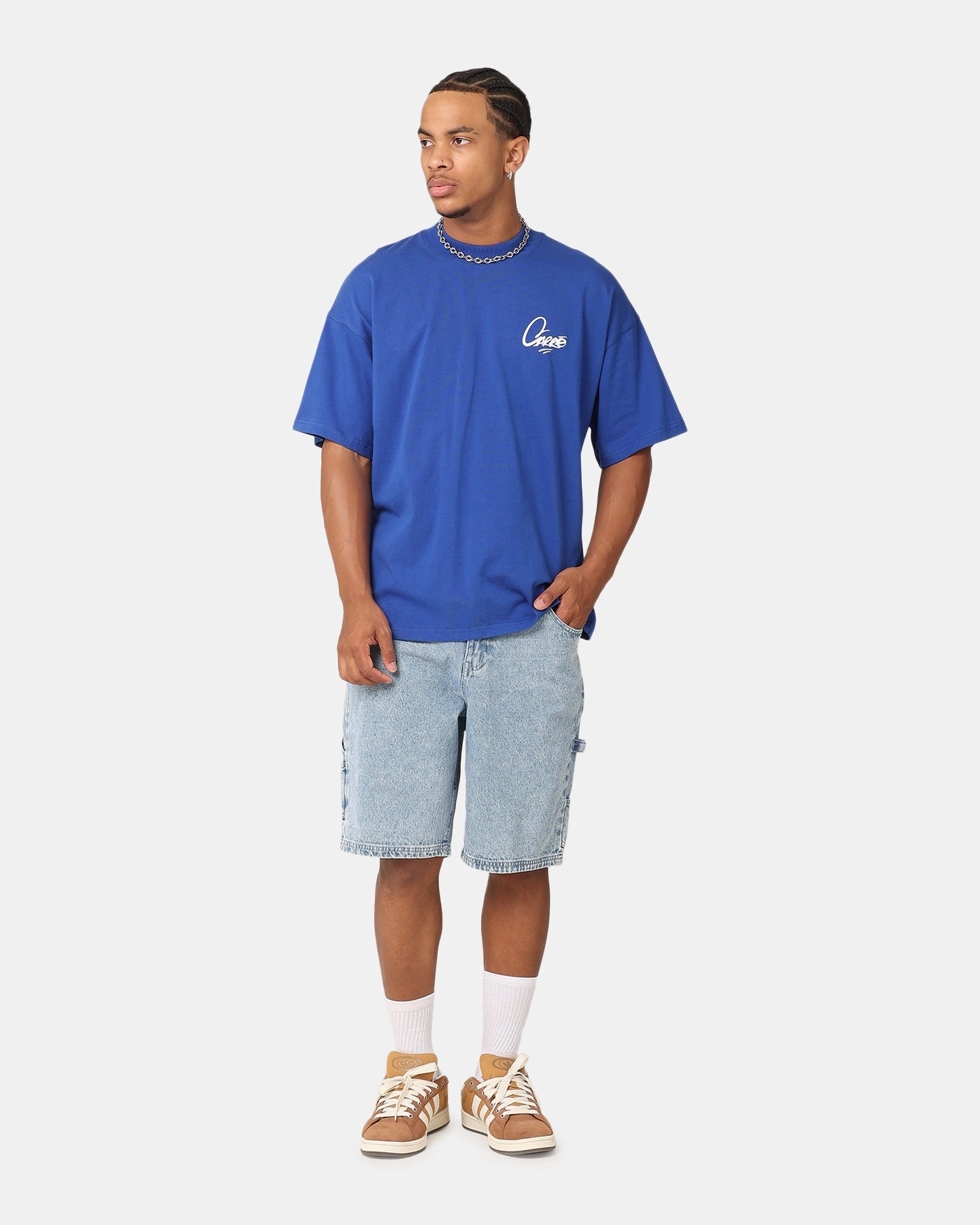 Carre Graffiti T-Shirt Royal ButtonDownCollar