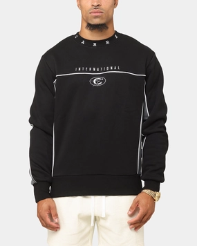 Carre International Crewneck Black/Grey Butter Soft Handfeel