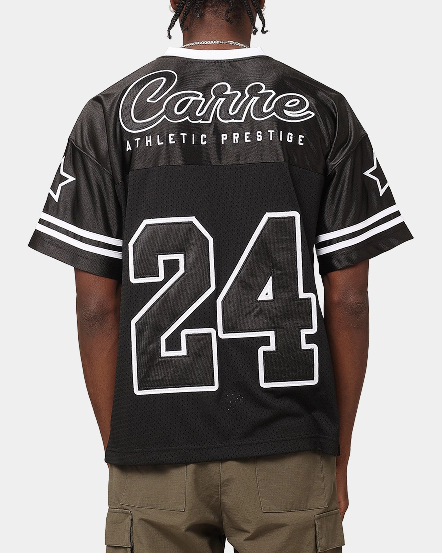Carre Nova Football Jersey Black/White Fun Design Rubberized grip