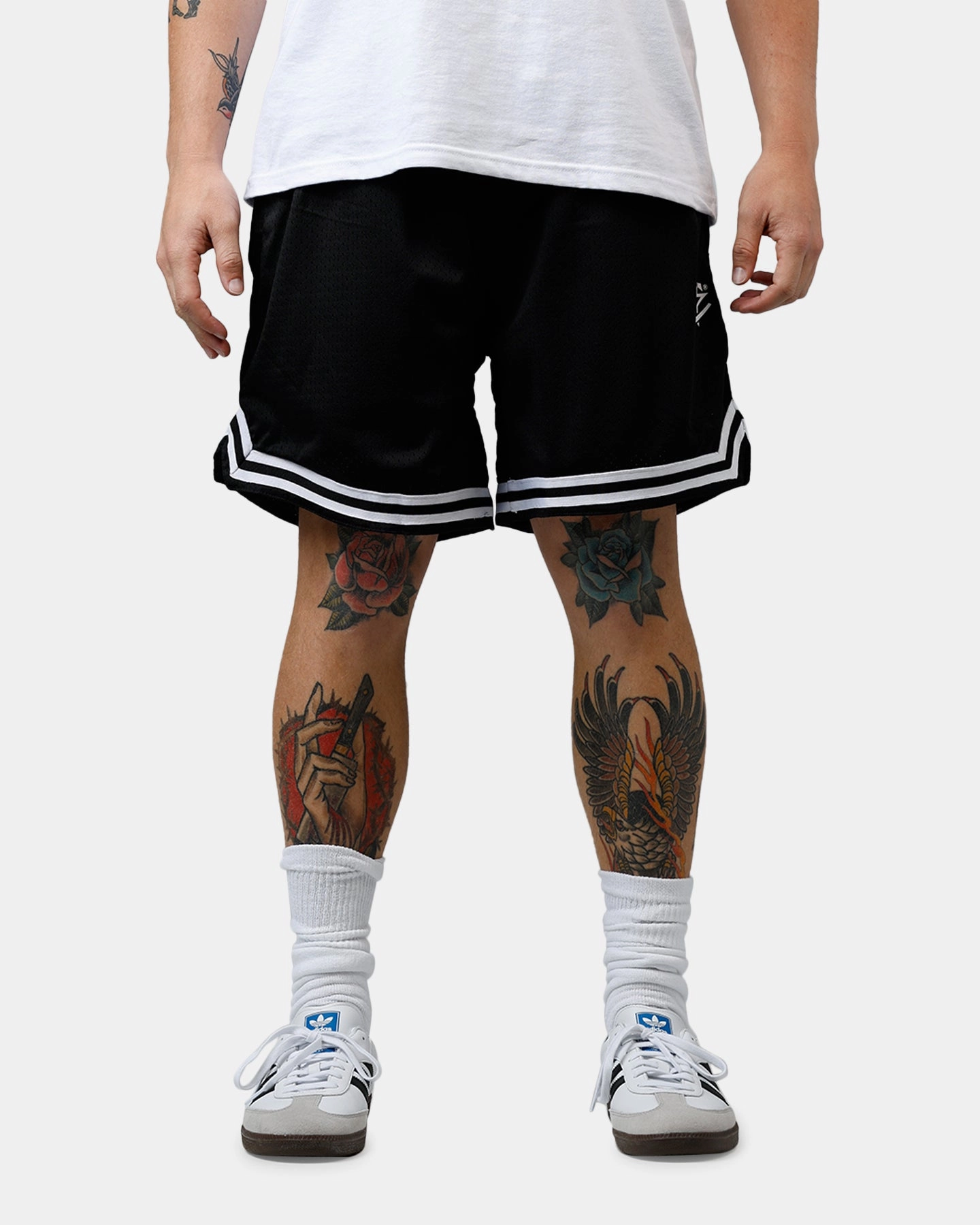 Convertible legs Low Profile Carre Outlaw Mesh Shorts Black