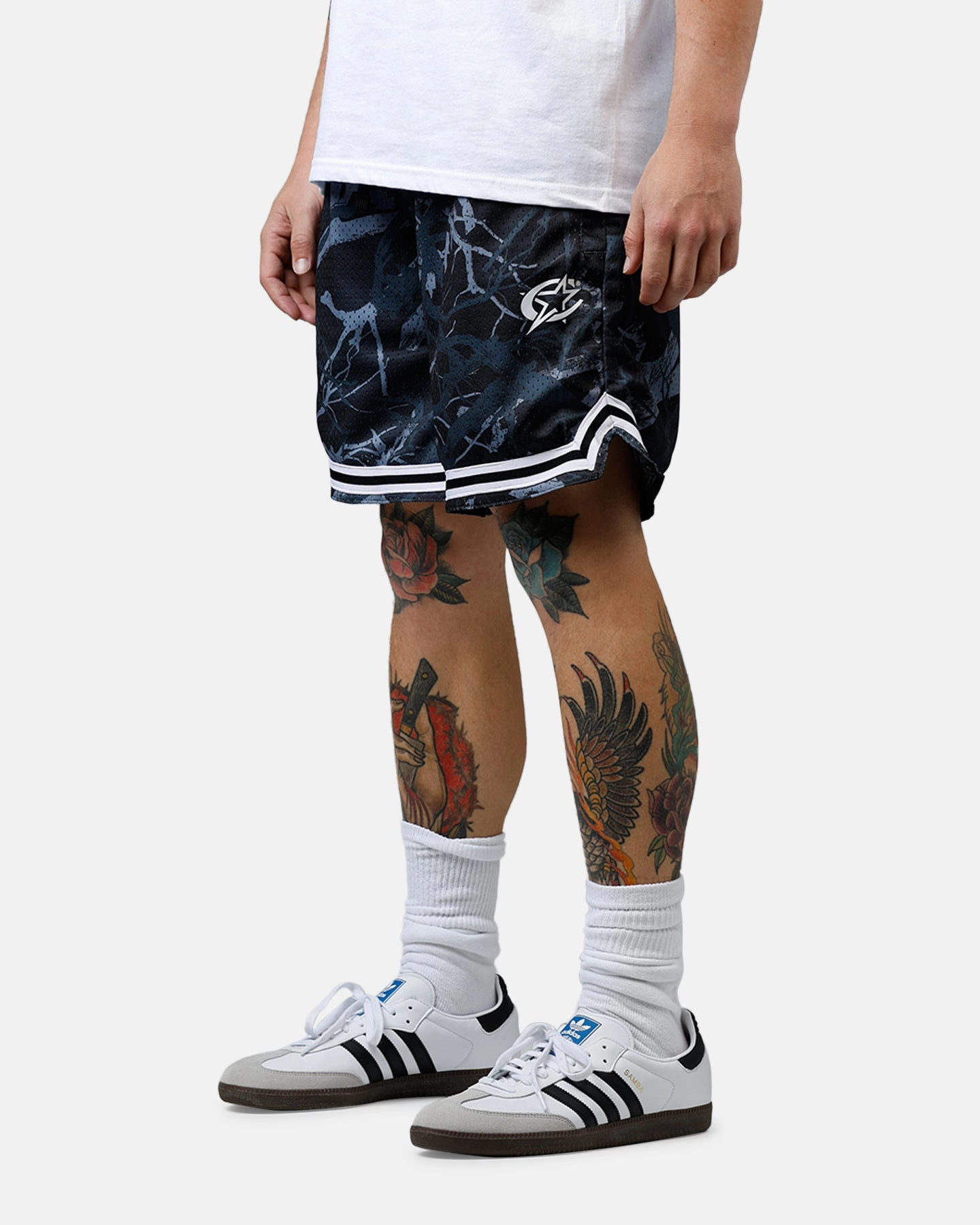 Breathable Base Hypoallergenic fabric Carre Outlaw Mesh Shorts Black Real Tree