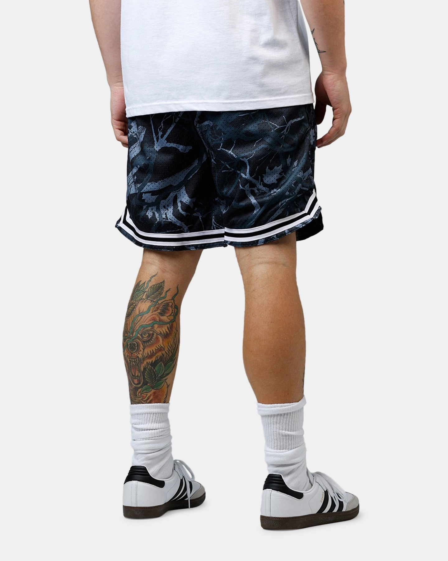 FadeResistantTreatment Carre Outlaw Mesh Shorts Black Real Tree