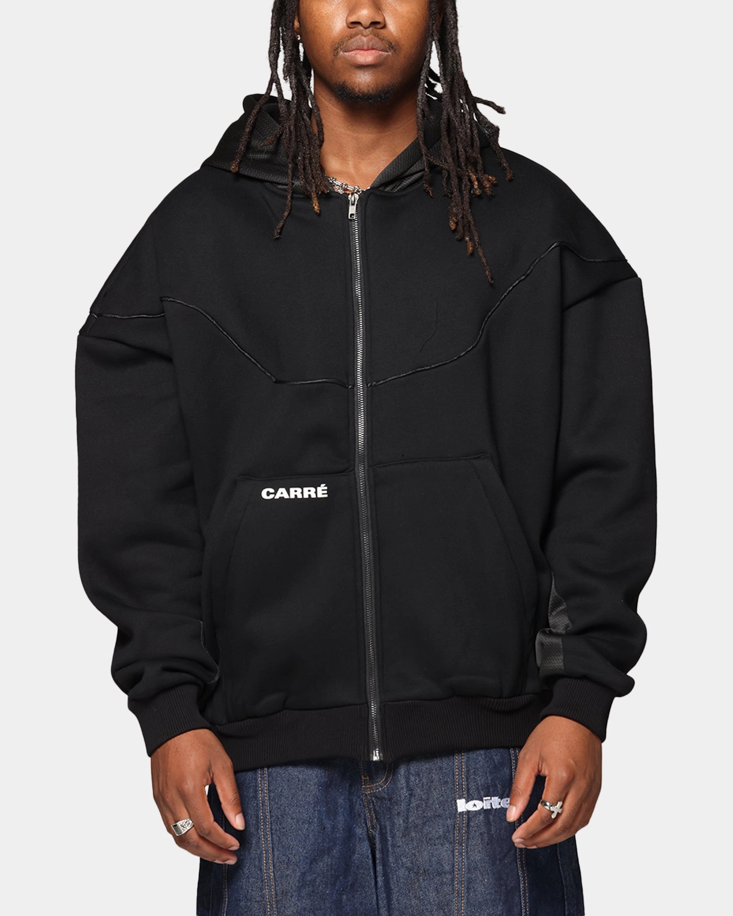 CompactSize Carre Pipeline Hoodie Black