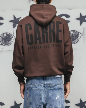 Carre Premium Essentials Hoodie Chocolate AntiStaticFinish