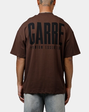 ResilientStretch Layered Neckline Carre Premium Essentials T-Shirt Chocolate