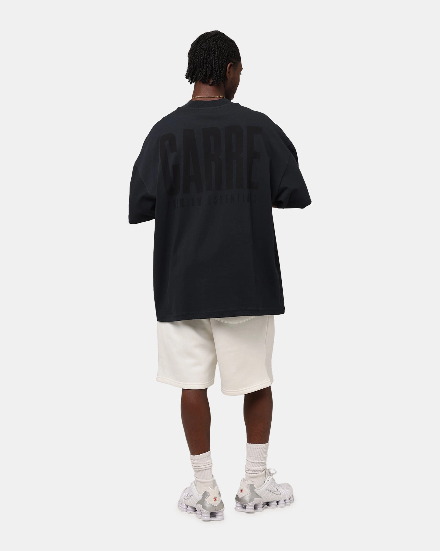 Soft Material Carre Premium Essentials T-Shirt Steel/Black