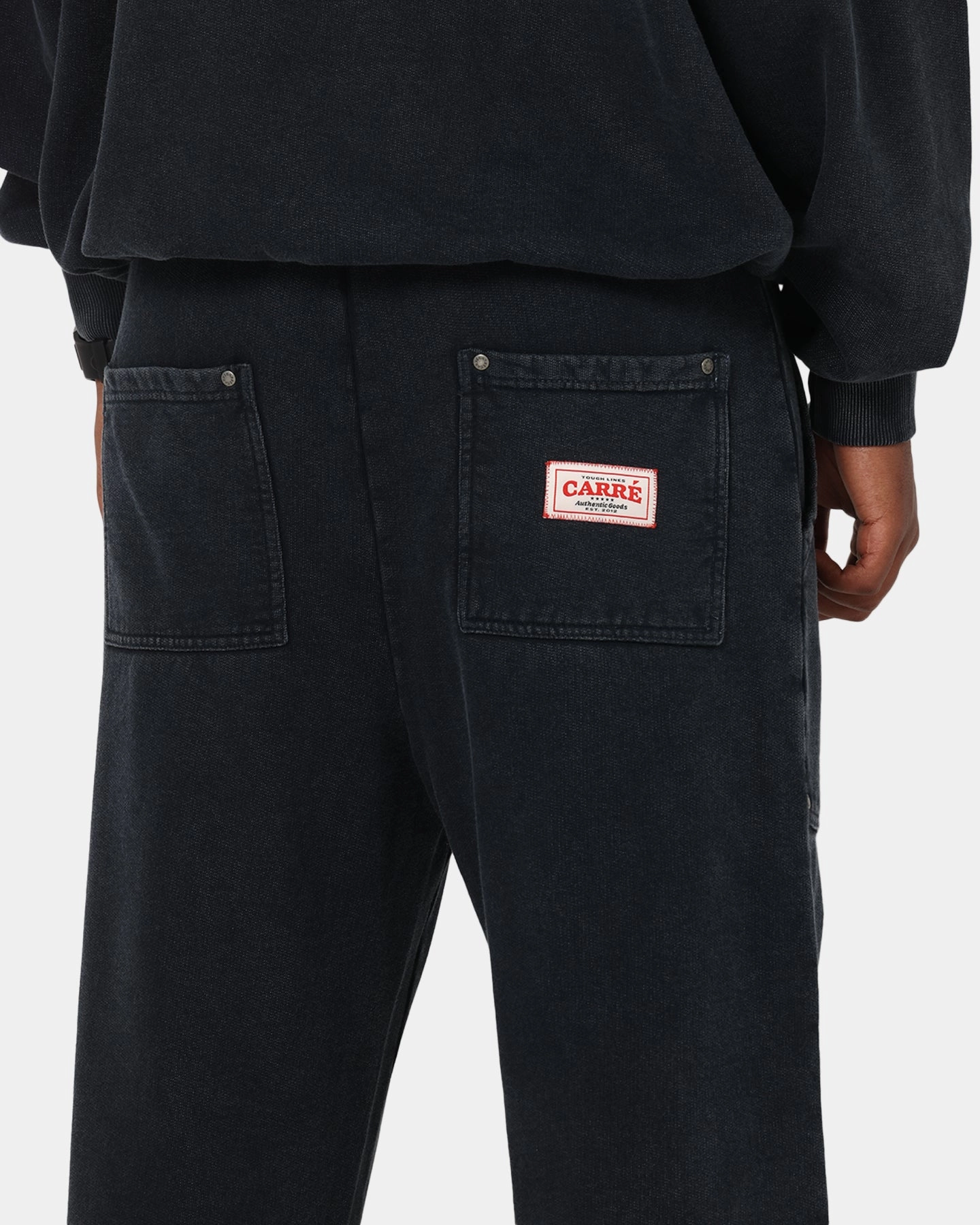 Carre Rivet Trackpants Charcoal Perfect Movement