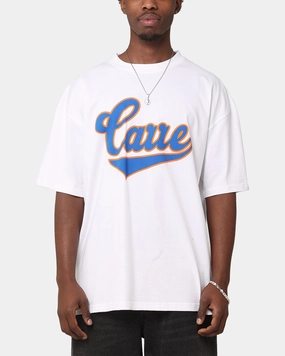 Carre Team Script T-Shirt White Smooth Interior Lining
