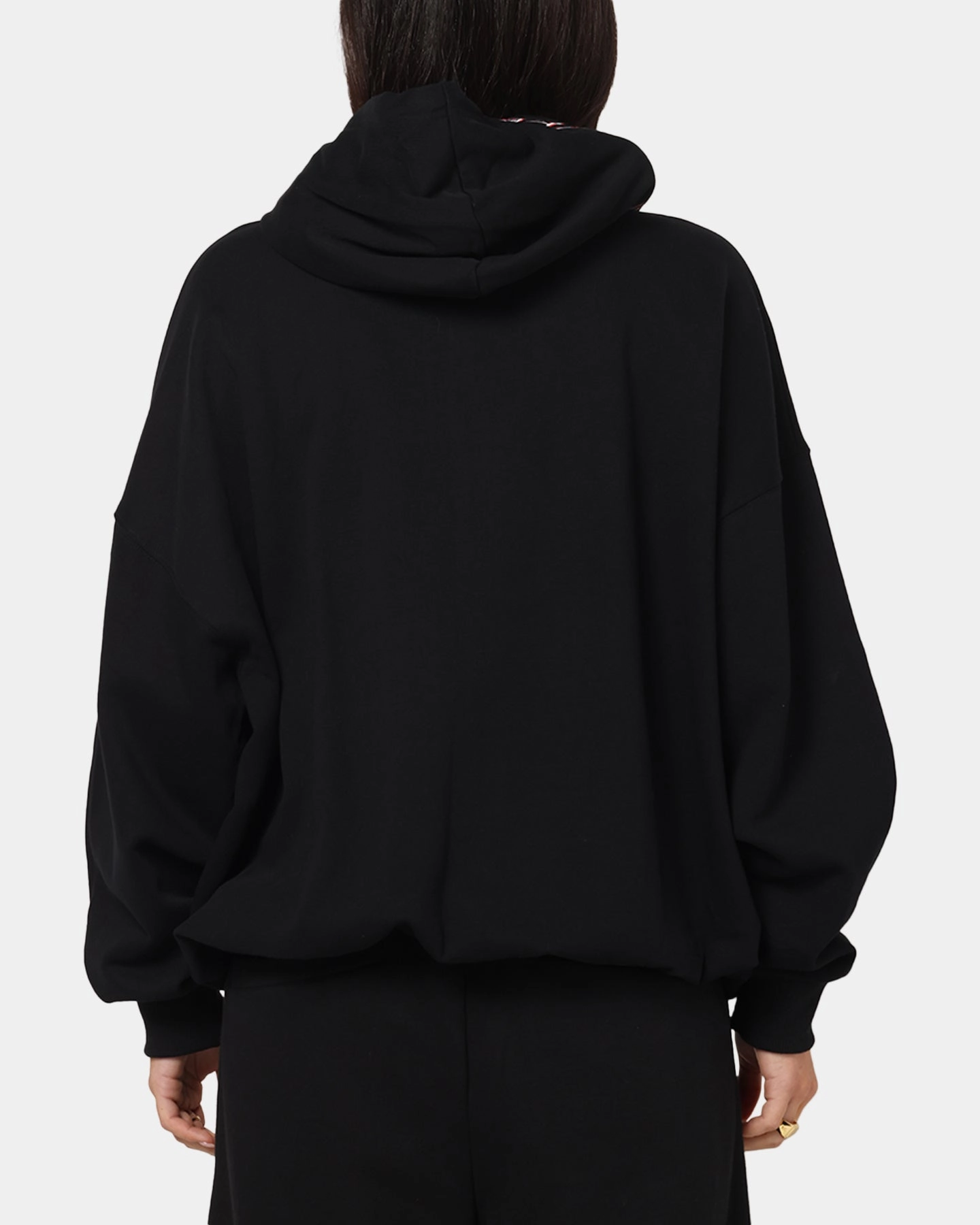 Carre Terrace Zip Hoodie Black YarnDyedQuality