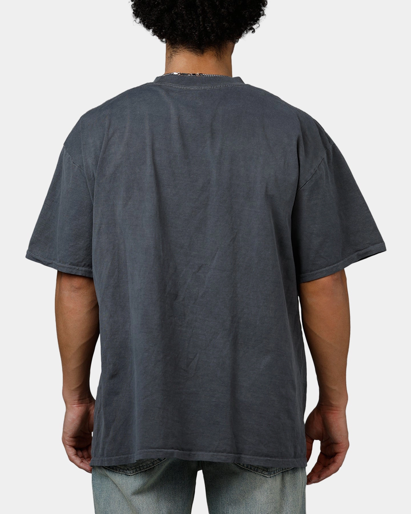 Lightweight Design Thermal Regulating Fabric Carre Vandalize Drop T-Shirt Washed Charcoal