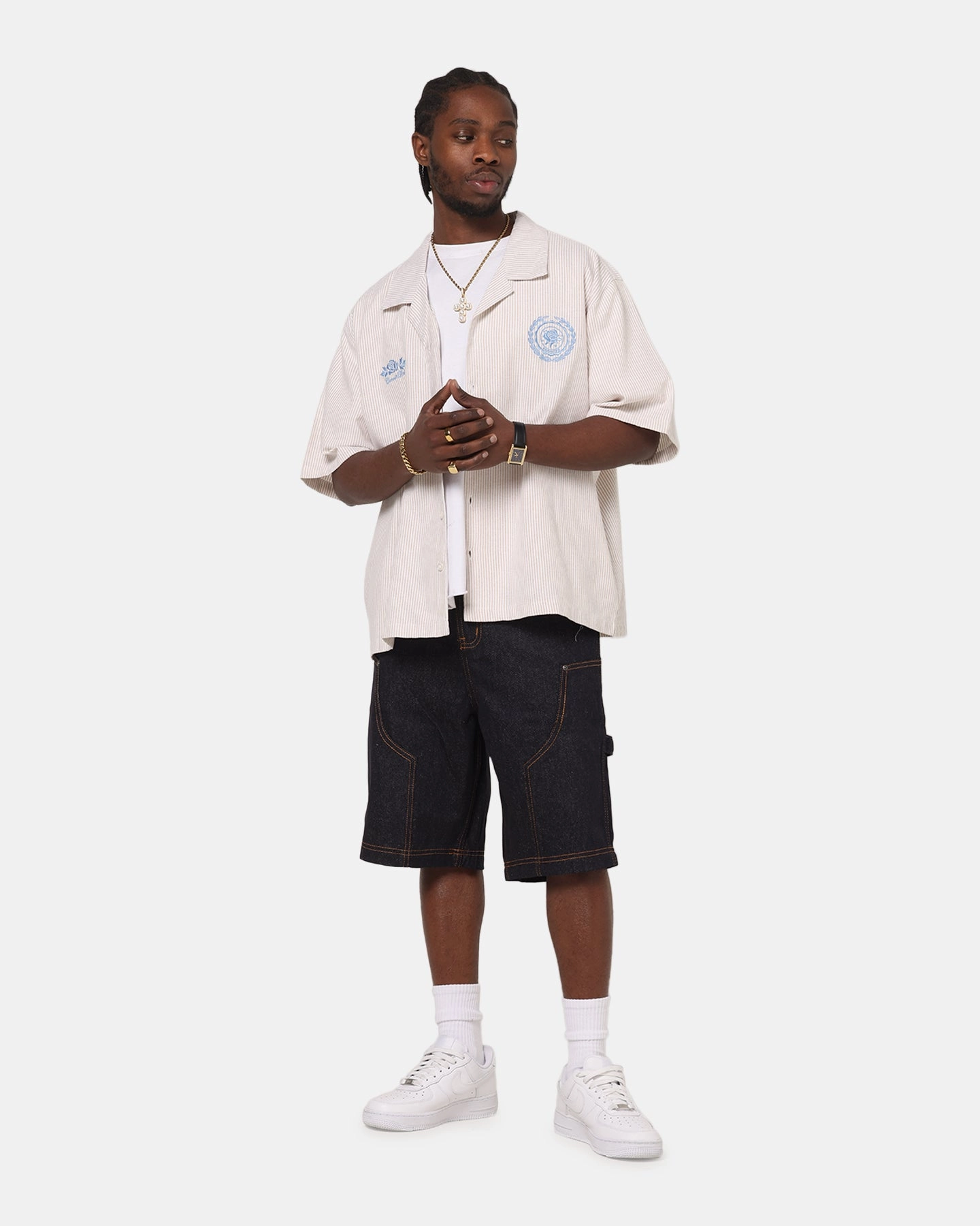 Everyday Comfort Fit Carre Work Jorts Dark Washed Indigo