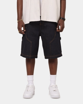 Carre Work Jorts Dark Washed Indigo ExtendedSizeRange
