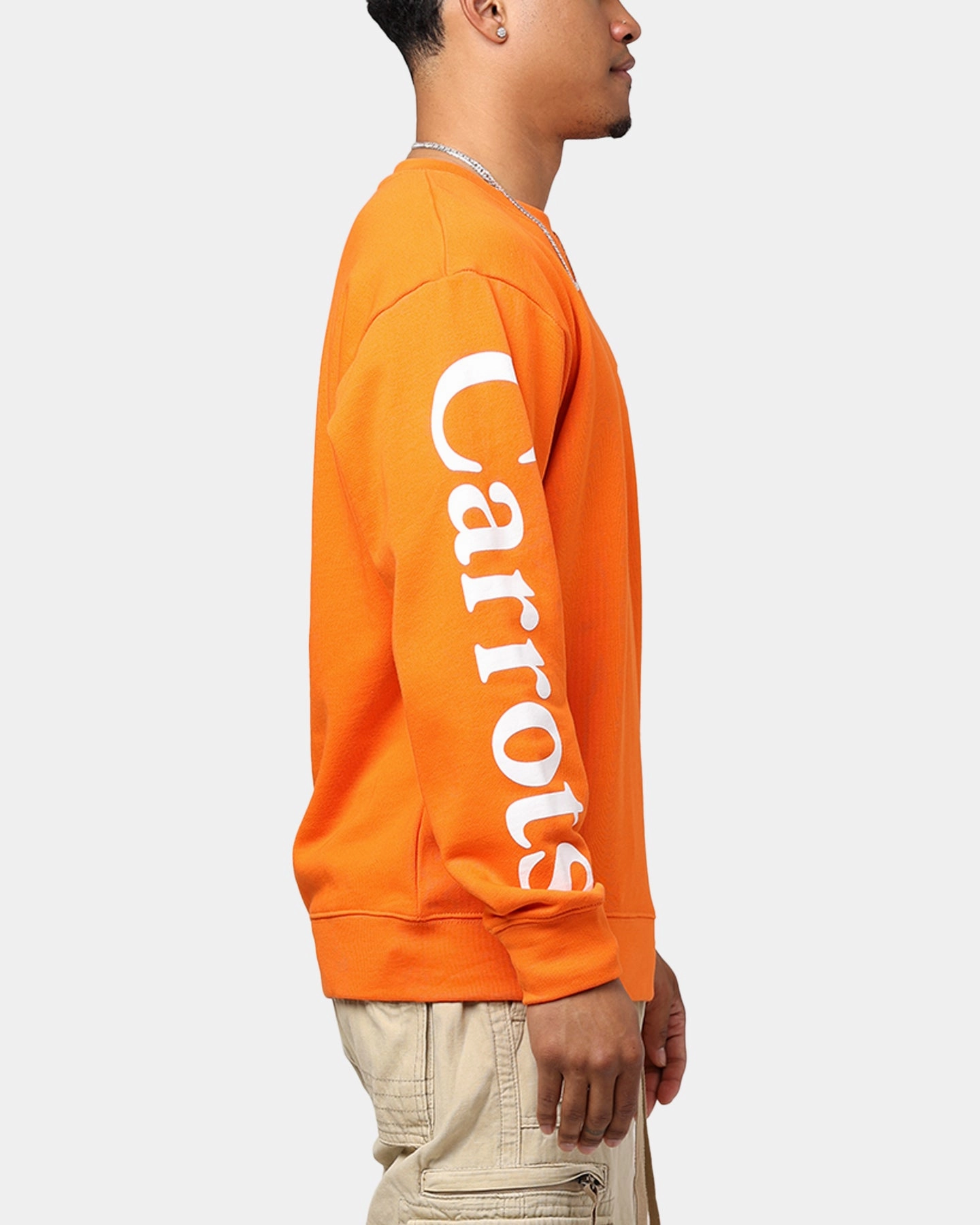 Carrots By Anwar Woodmark Crewneck Orange AntiOdorTreatment