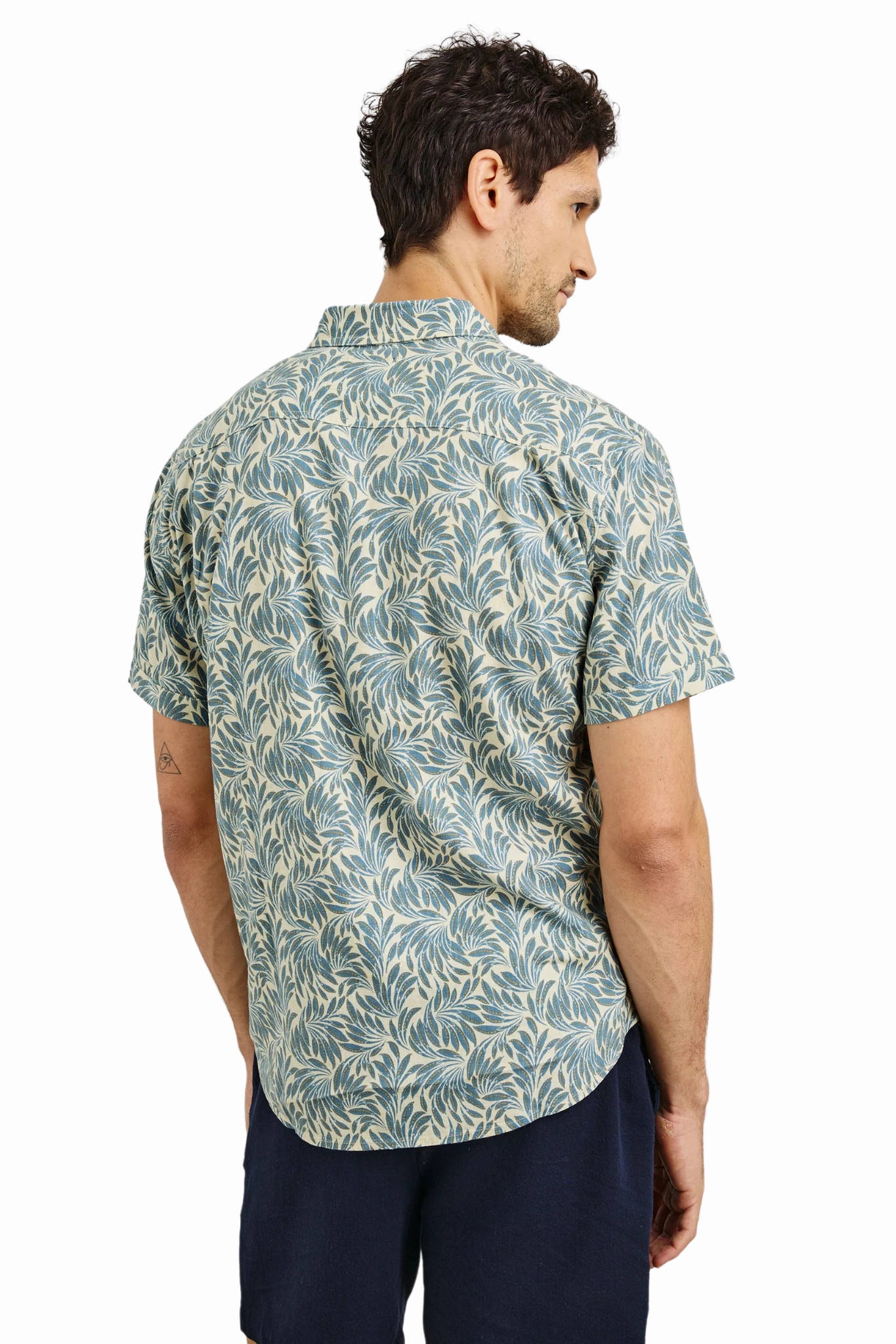 Carson Shirt in Ecru Banana Warm Weather Wear