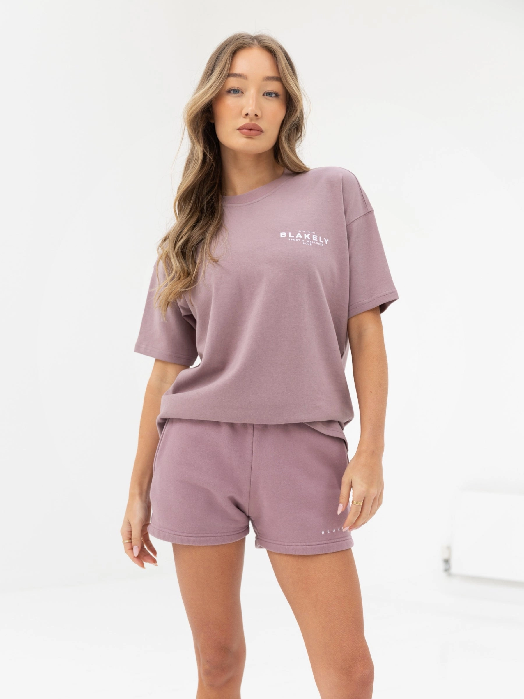 Trendy Vibes Active Studios Oversized T-Shirt - Dusty Pink