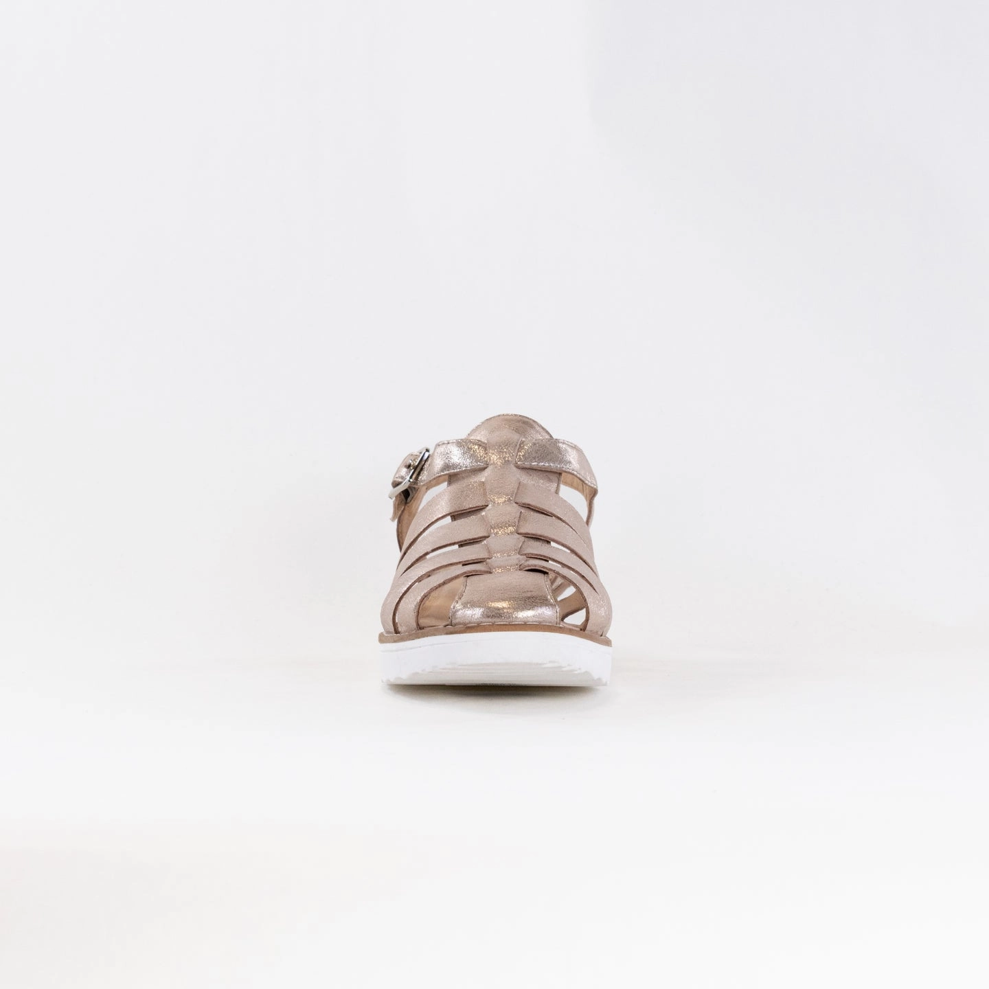 Sunny Mood Modern Comfort Django & Juliette Oblight (Women's) - Platino Scratch Leather