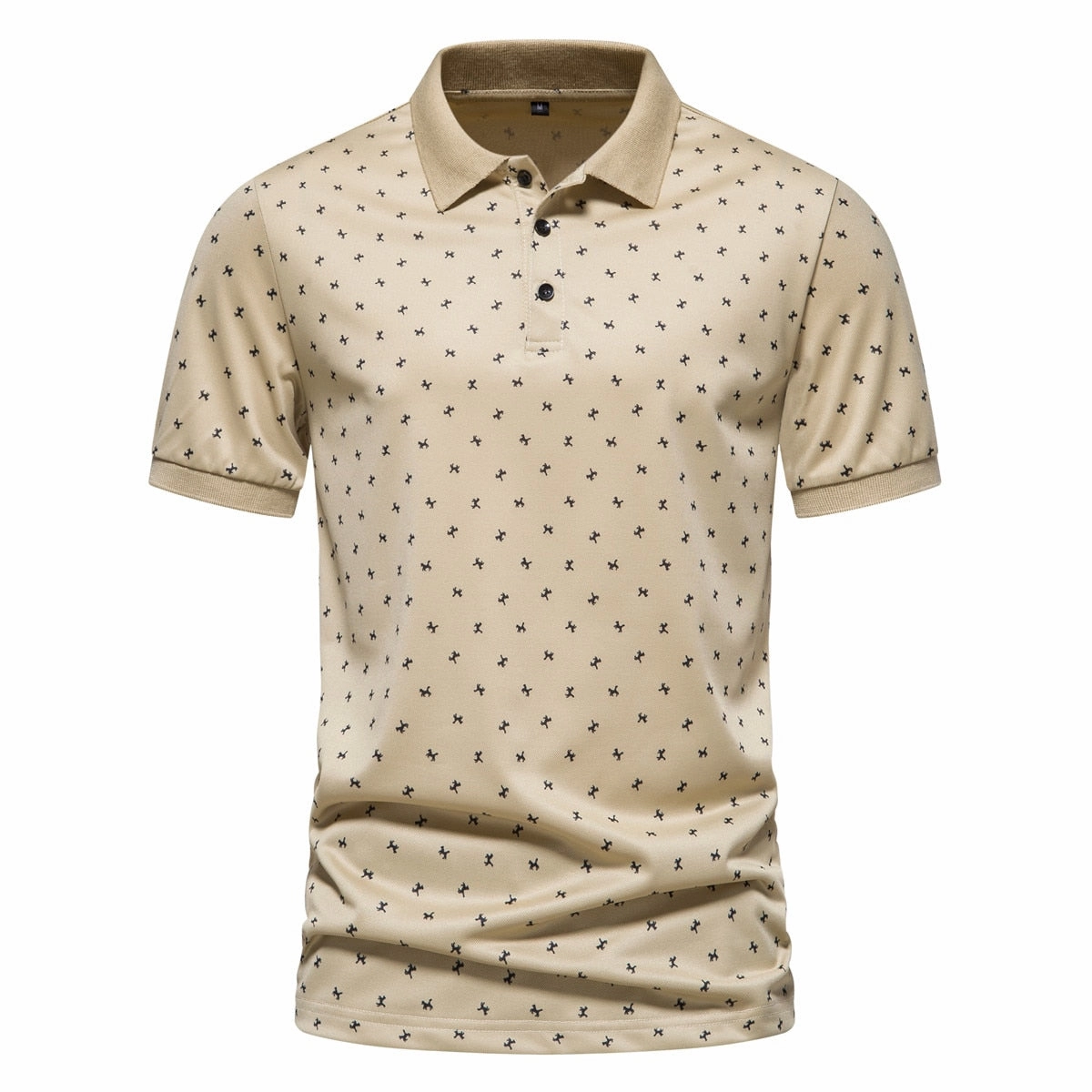 West Louis? Business Style Short Sleeved Polo Shirt graduation Fashion and Comfort