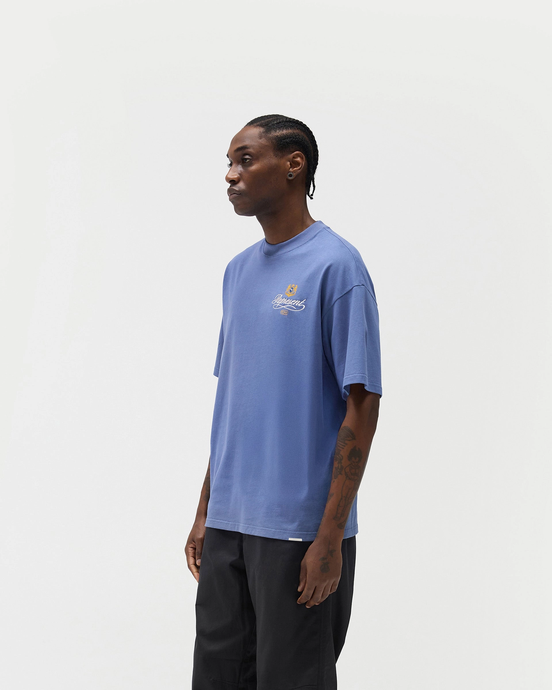 Trendy Layering Comfortable Layers Represent X Puma Graphic T-Shirt - Blue Dusk