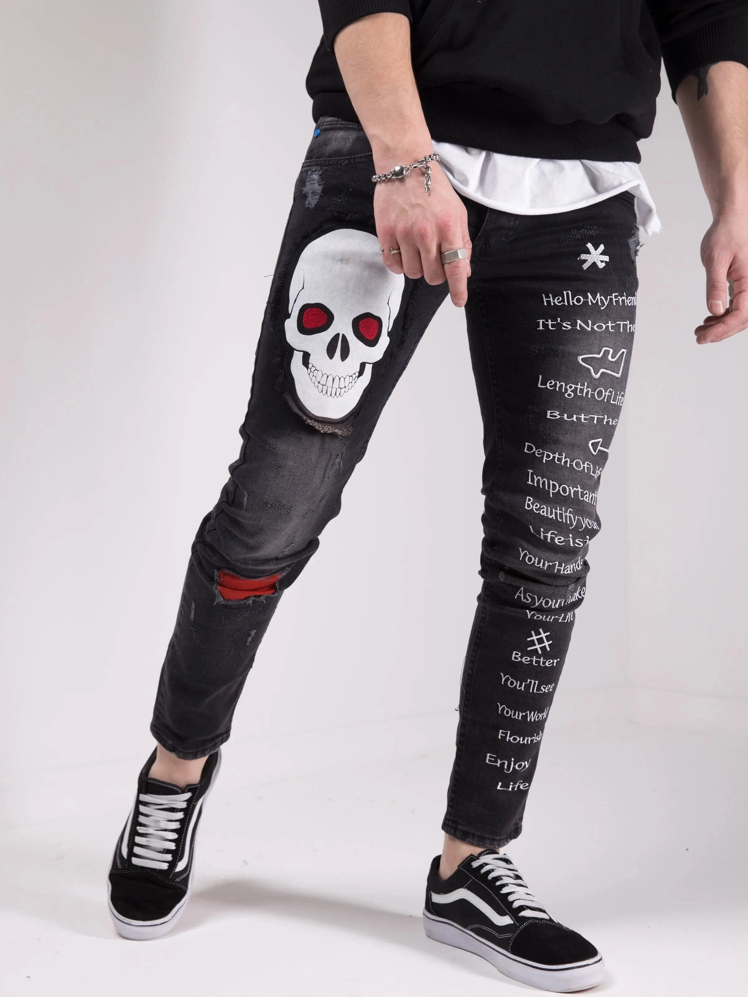 Street Approved All Style Fit BLACK SKULL